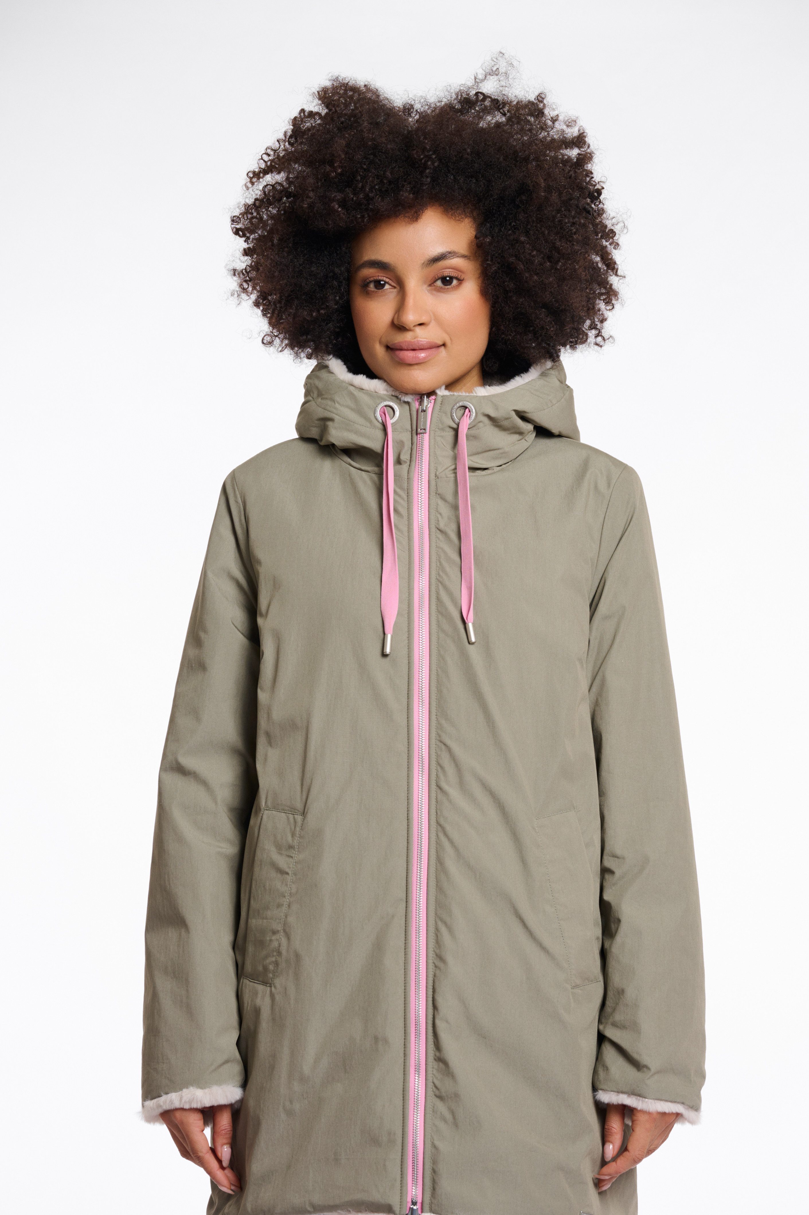 Rino & Pelle Parka mit kontrastfarbenen günstig online kaufen