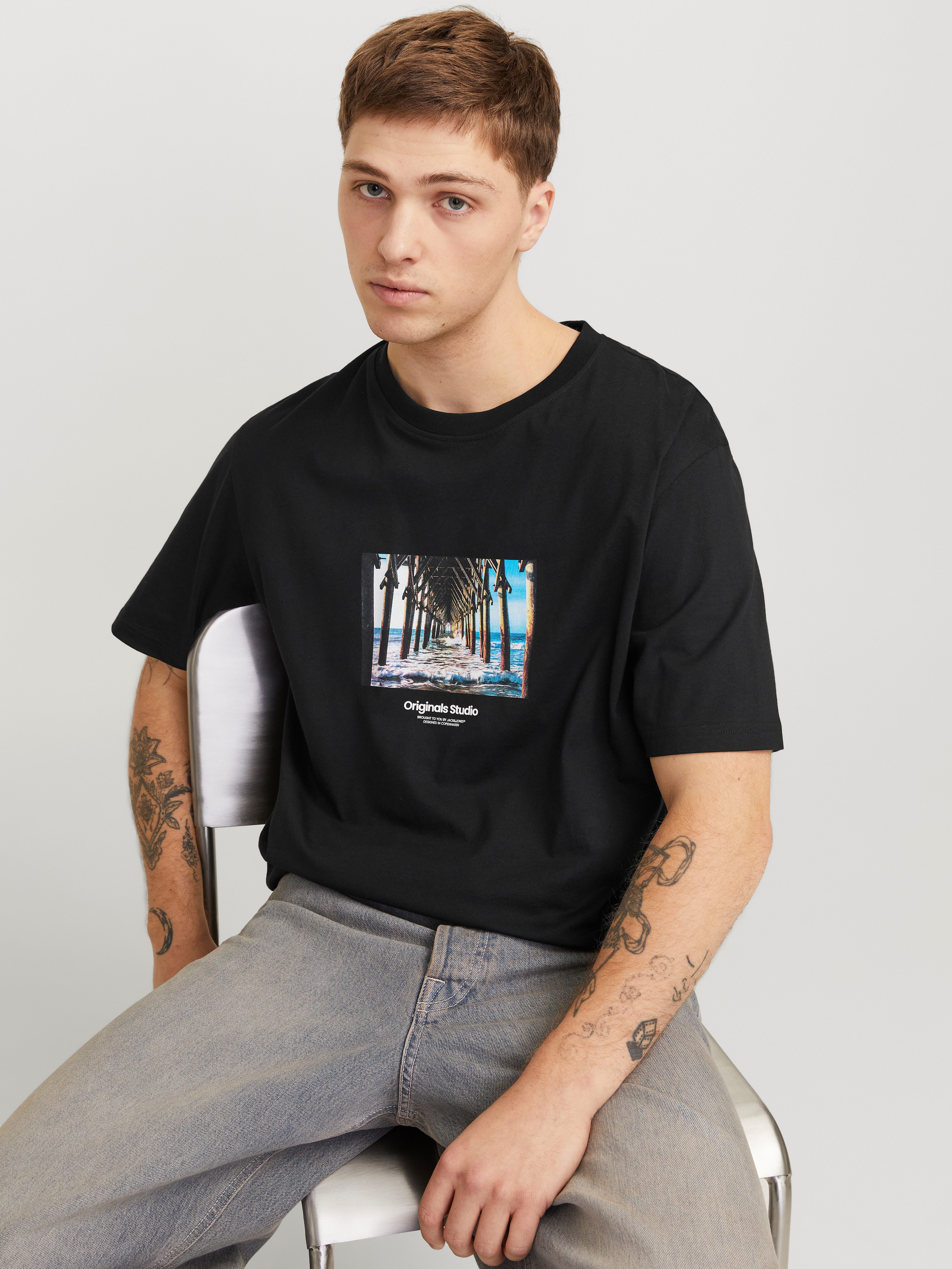Jack & Jones Kurzarmshirt JORVESTERBRO PICTURE günstig online kaufen