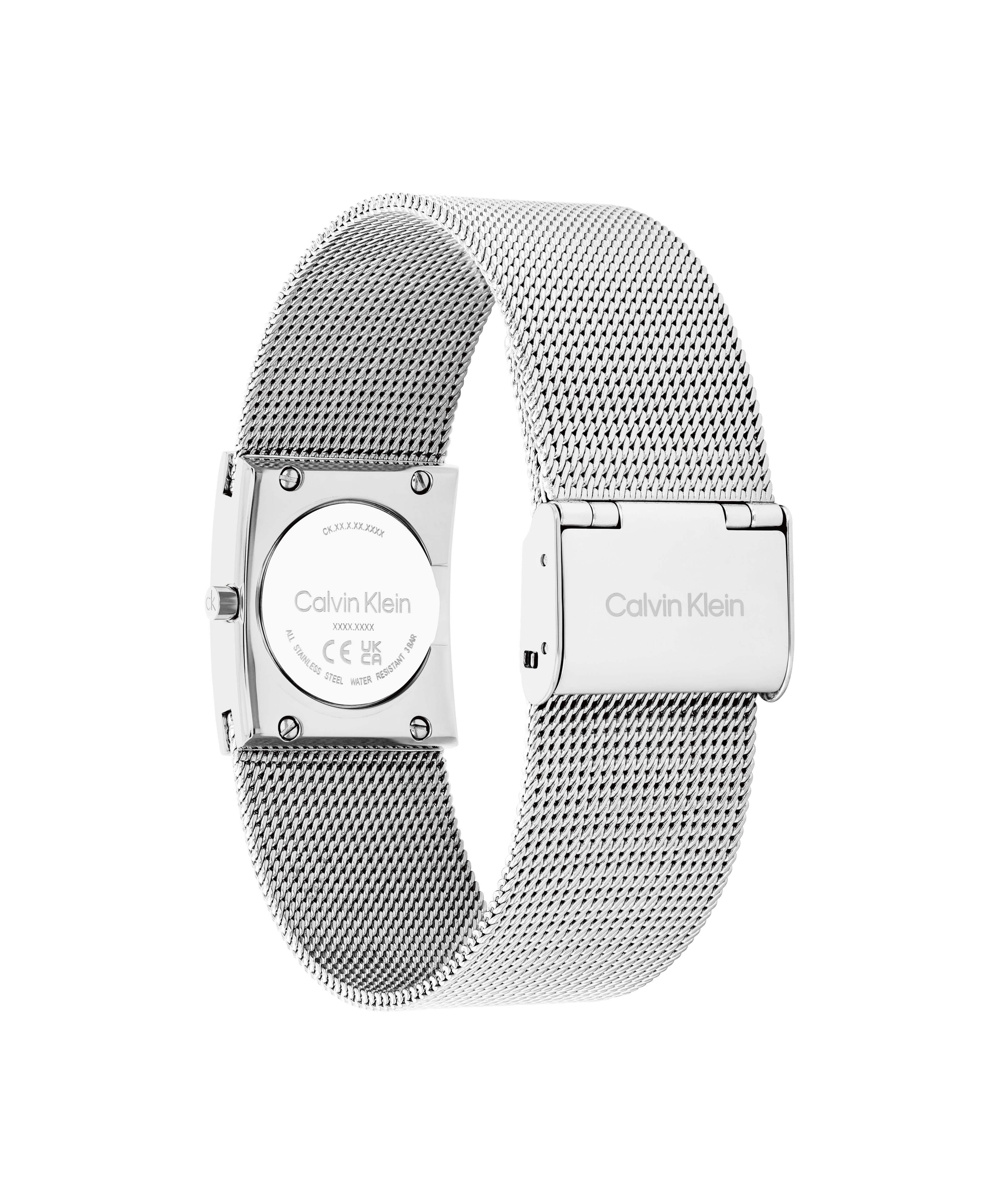 Calvin Klein Quarzuhr CK PULSE 21 mm 25100135, Armbanduhr, Damenuhr, Edelstahlarmband, analog