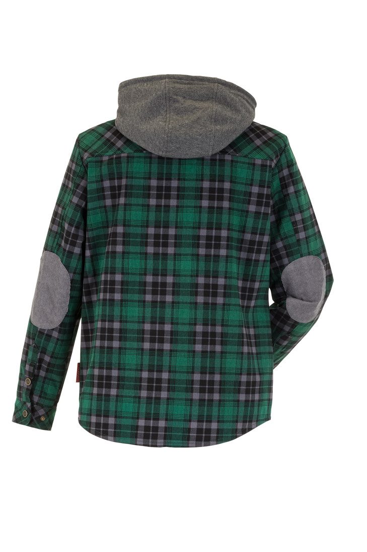 Planam Thermohemd PLANAM Unisex Thermohemd OUTDOOR Kapuze Grün/Schiefer – Bild 4 von 4