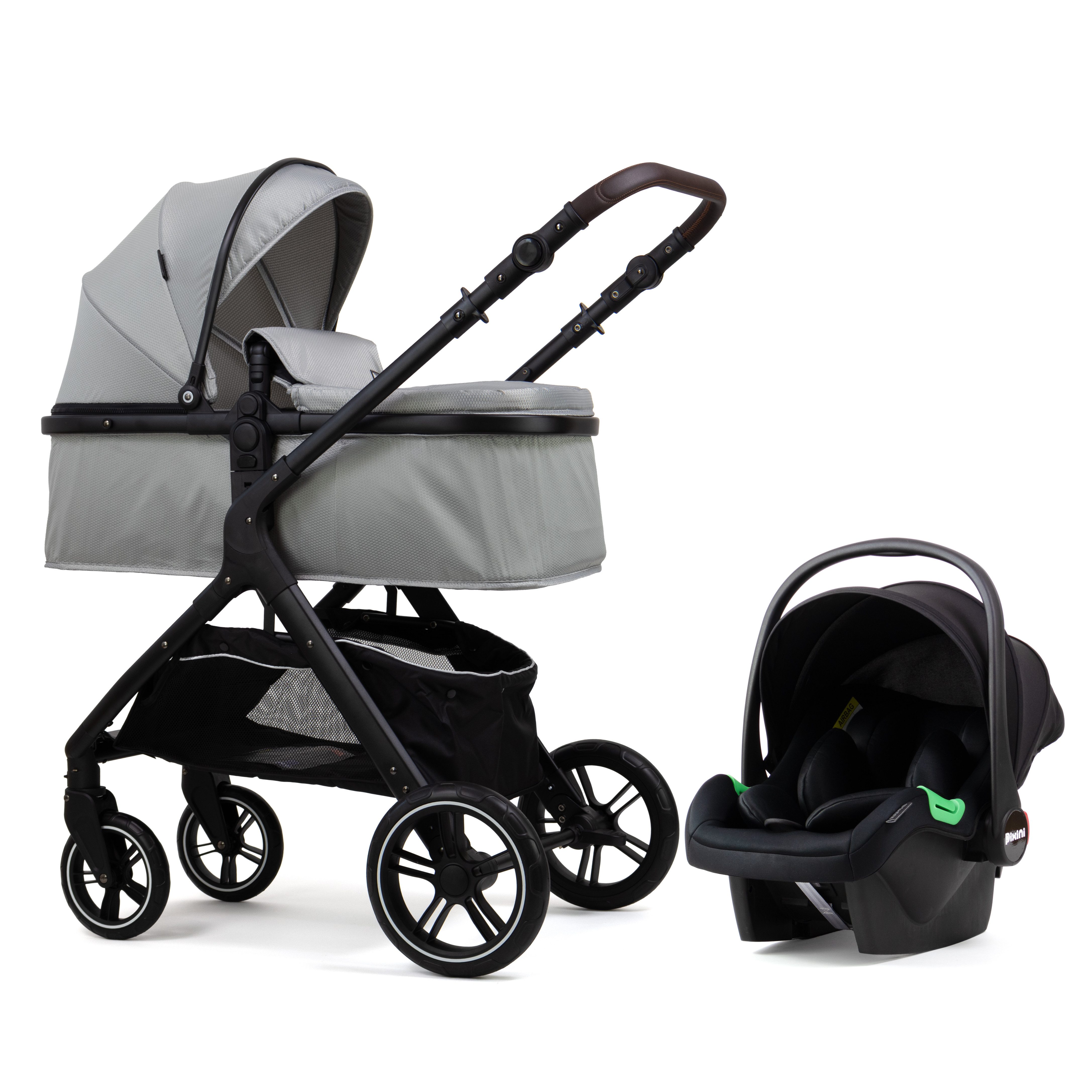 Pixini Kombi-Kinderwagen Pixini Nelio Kinderwagen 3in1 Set
