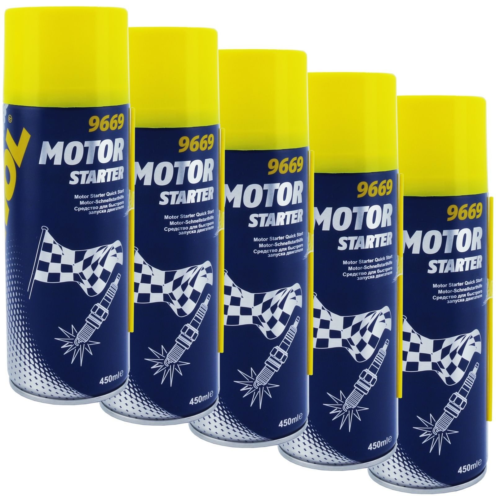 Öl-Additiv 5x Motor Starter 450 ml Typ 9669