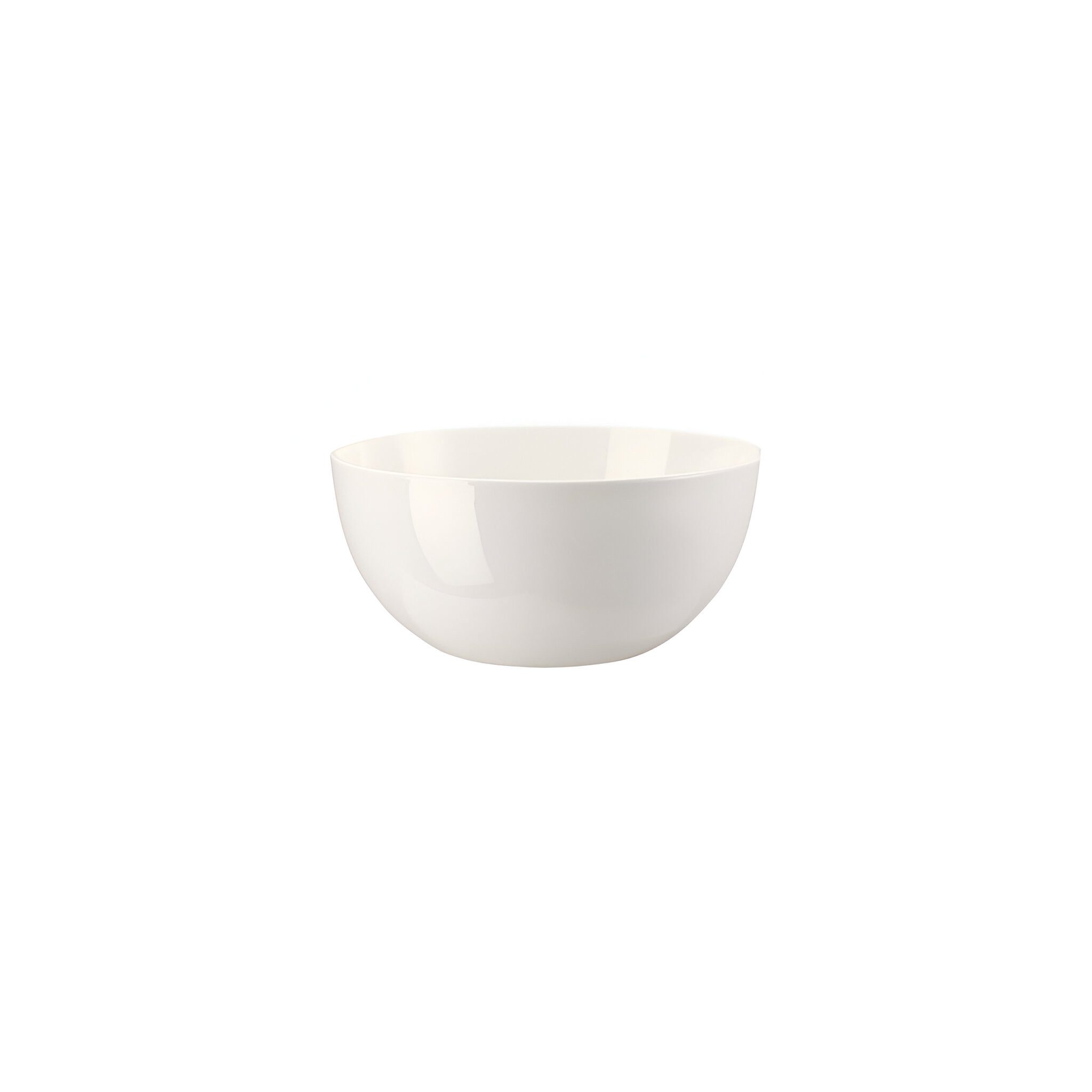 Rosenthal Müslischale Müslischale 15 cm - BRILLANCE WEISS, BONE CHINA, (Einzelartikel), Lebensmittelkontaktsicher + Mikrowellengeeignet + Spülmaschinenfest