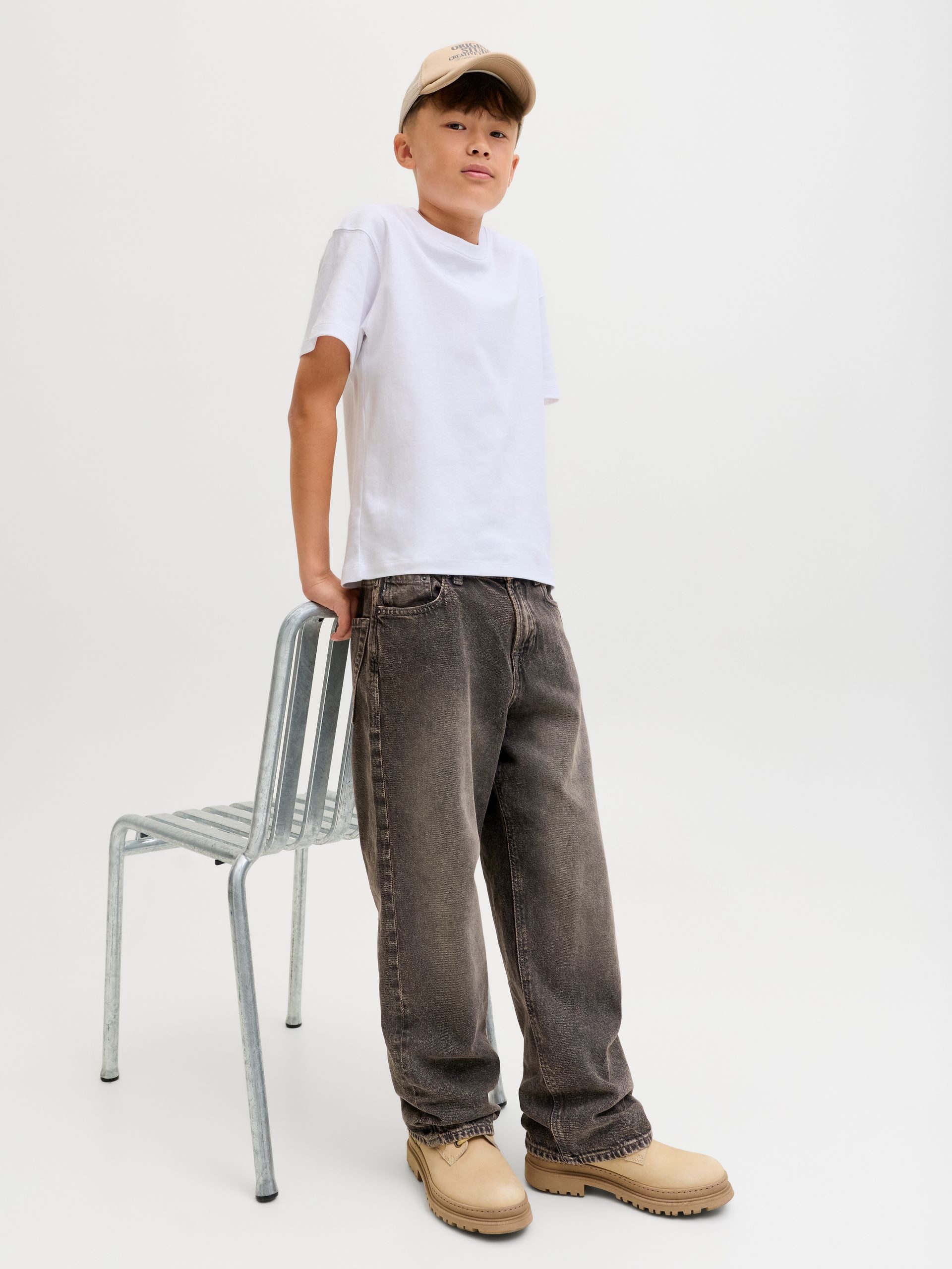 Jack & Jones Junior Loose-fit-Jeans JJIALEX JJIORIGINAL SQ 335 BF JNR