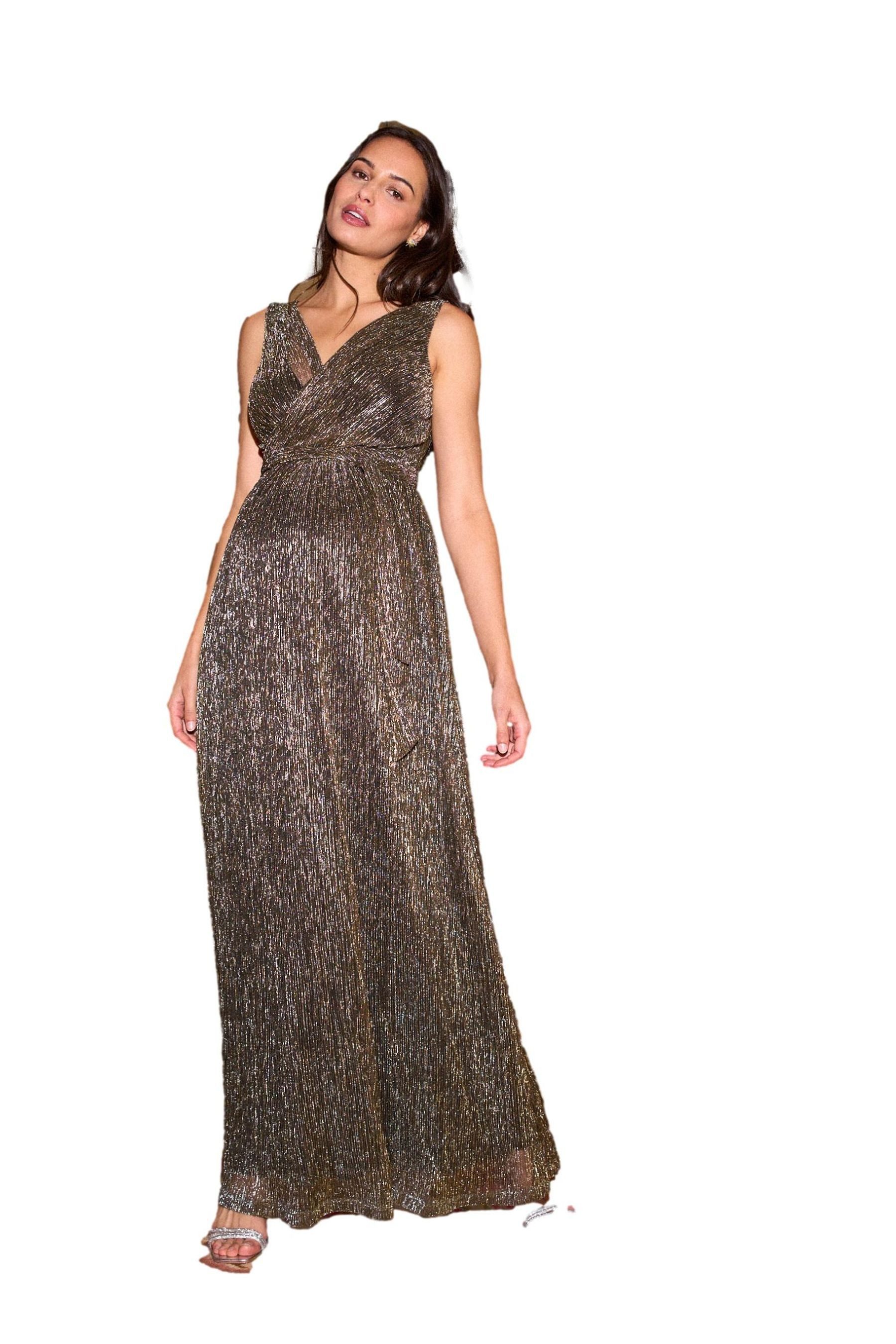 Seraphine Plisseekleid Seraphine Premium Wickelkleid Umstands-/Stillmode (1-tlg)