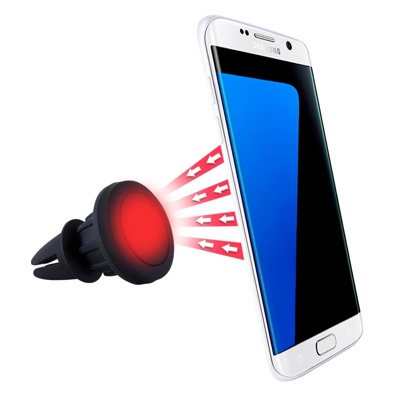 Universal Handy Auto Halterung Metall KFZ PKW Automatik Clamp Halter Für  Iphone Samsung Smartphone