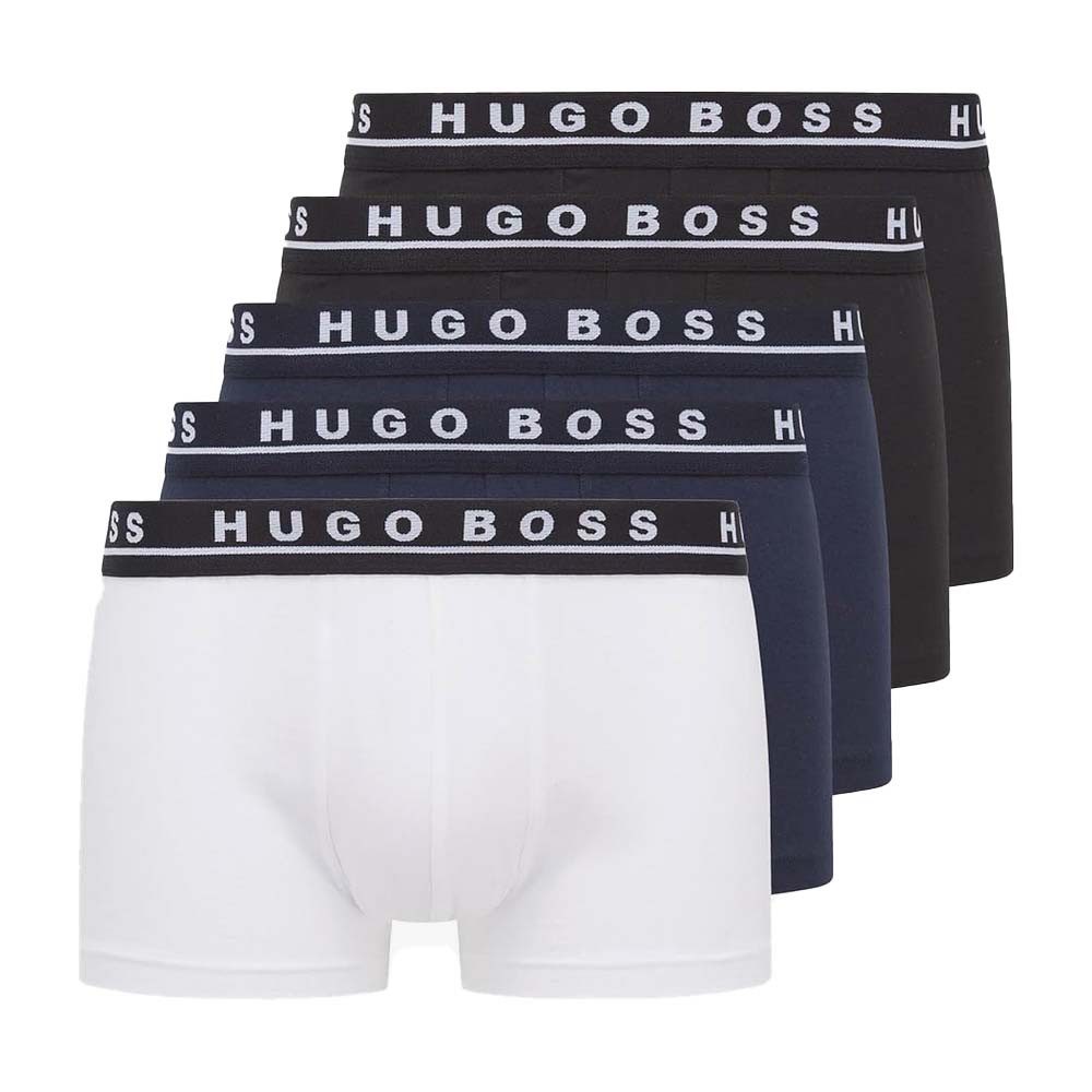 BOSS Boxershorts HUGO BOSS Herren Trunks, 5er Pack Essential mehrfahrbig günstig online kaufen