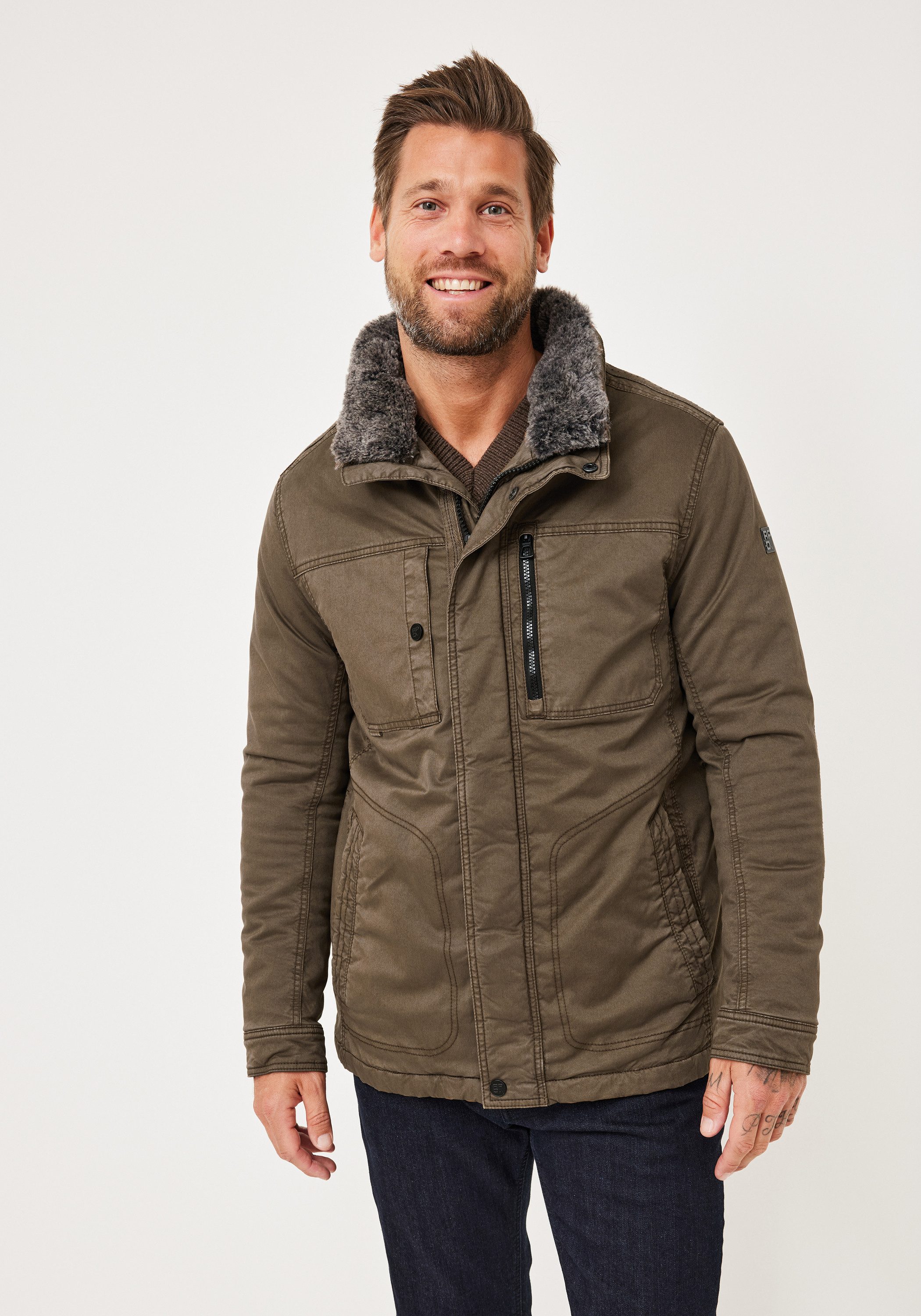 Redpoint Winterjacke KEV Winterjacke aus Baumwolle mit Stretch günstig online kaufen