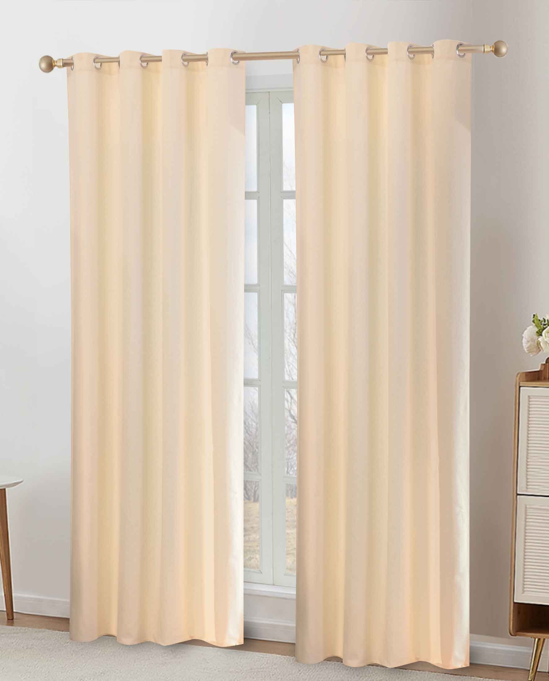 Gardinenbox Verdunkelungsvorhang (2 St), Ösen, verdunkelnd, Polyester, 100% Baumwolle 220gr./m² pflegeleicht
