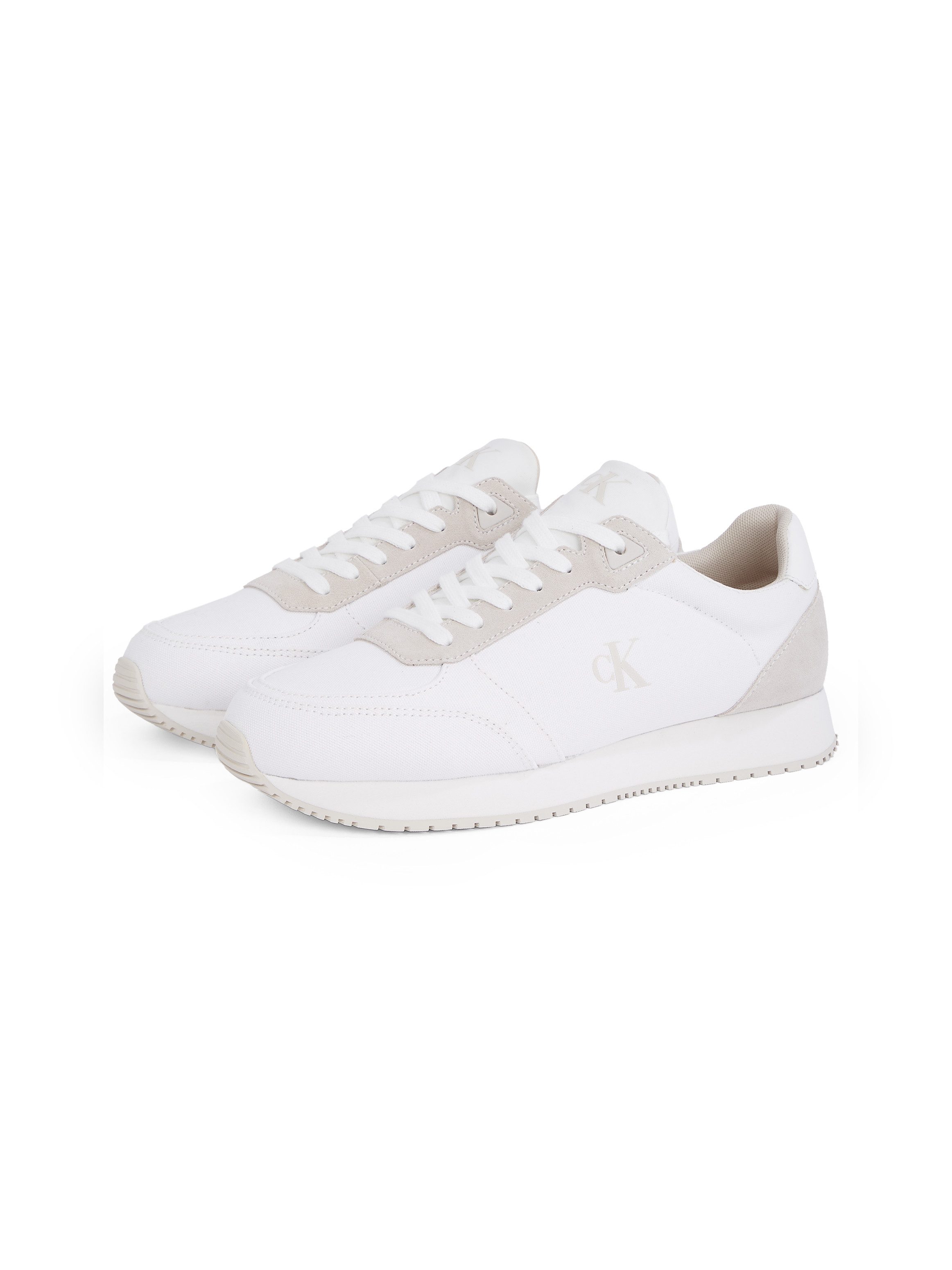 Calvin Klein Jeans RUNNER SOCK LACEUP MG CANVAS Sneaker, Freizeitschuh, Hal günstig online kaufen