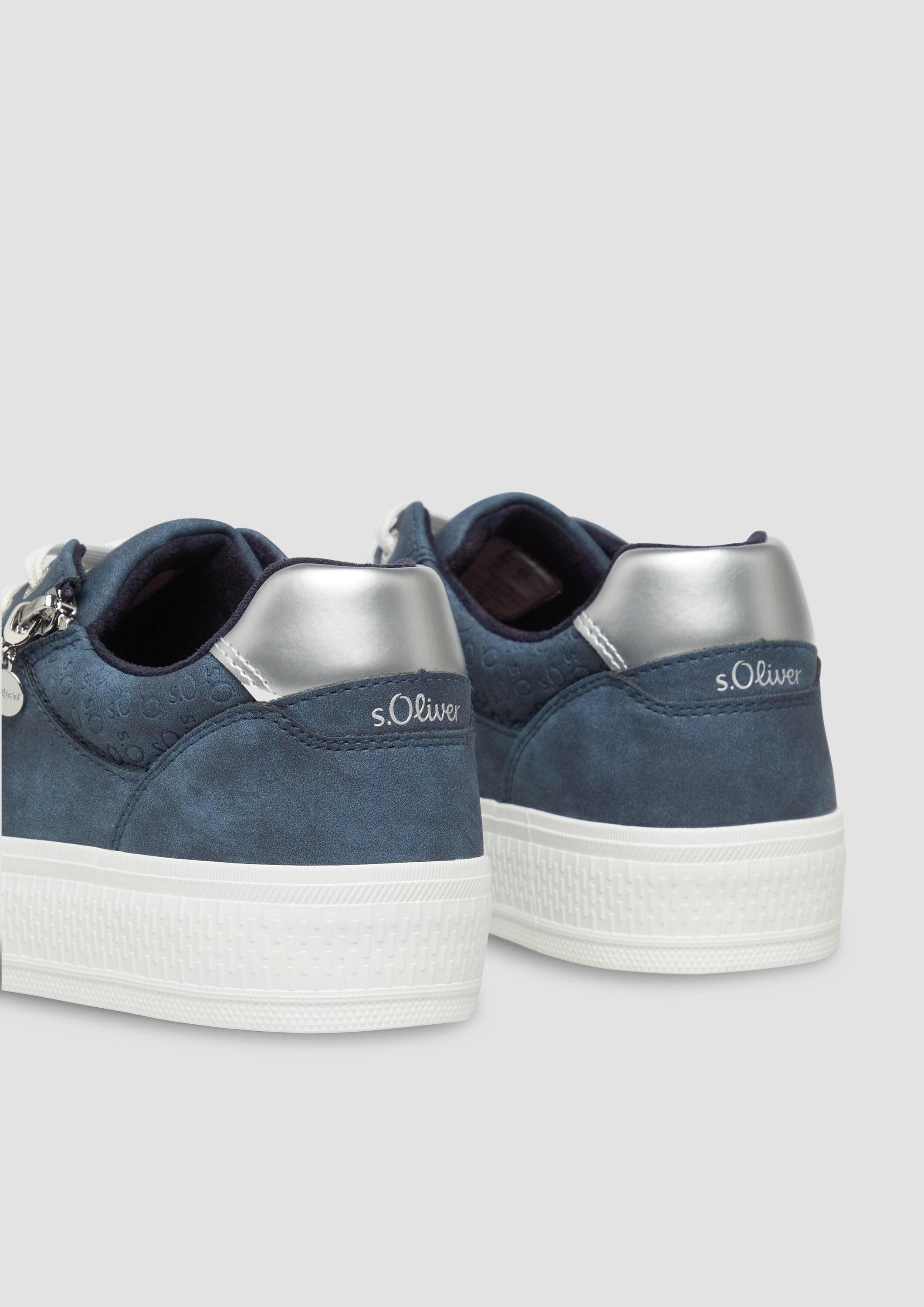 s.Oliver Sneakers Sneaker Sneaker mit Reißverschluss und Gummisohle