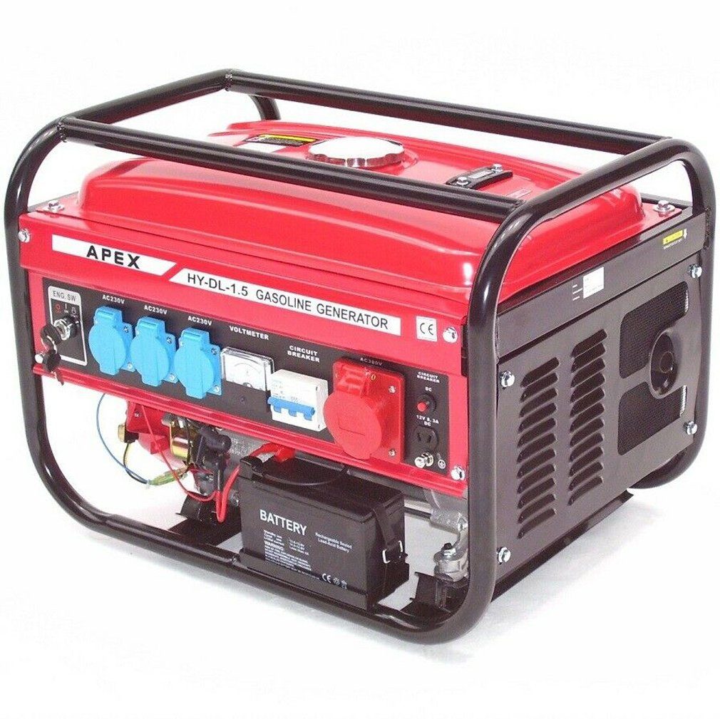 Benzin 66265, Stromerzeuger Generator Stromerzeuger Elektro-Start 400V 230V 9500E Apex (1-tlg)