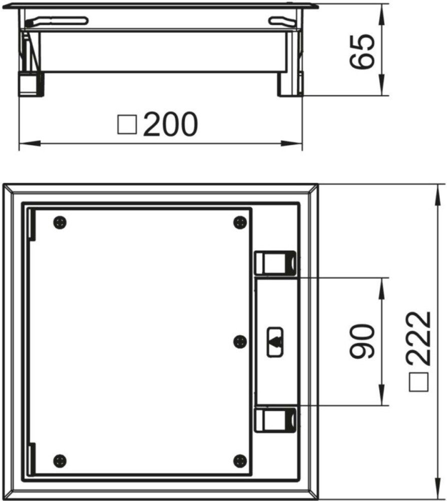 Geräteeinsatz 9011 Klemmen GES4-2U10T BETTERMANN OBO OBO Bettermann