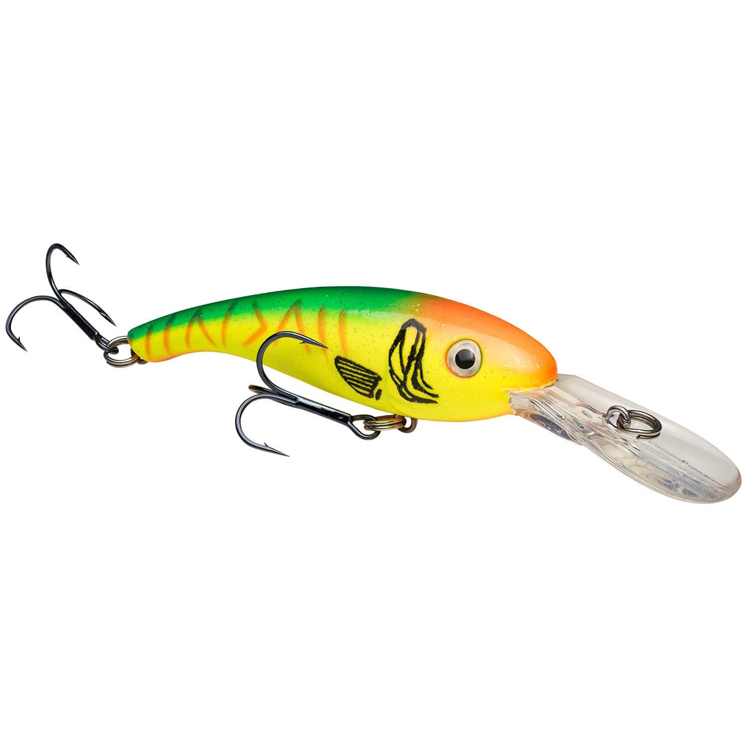 Strike King Kunstköder Strike King Walleye Elite Bonsai Shad Wobbler 7cm 14g, (1-St) Hot Tiger