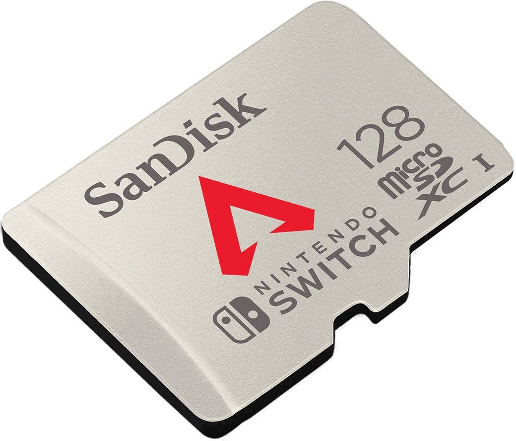 Sandisk microSDXC Extreme Apex Legends Nintendo Switch 128GB Speicherkarte (128 GB, UHS Class 1, 100 MB/s Lesegeschwindigkeit)
