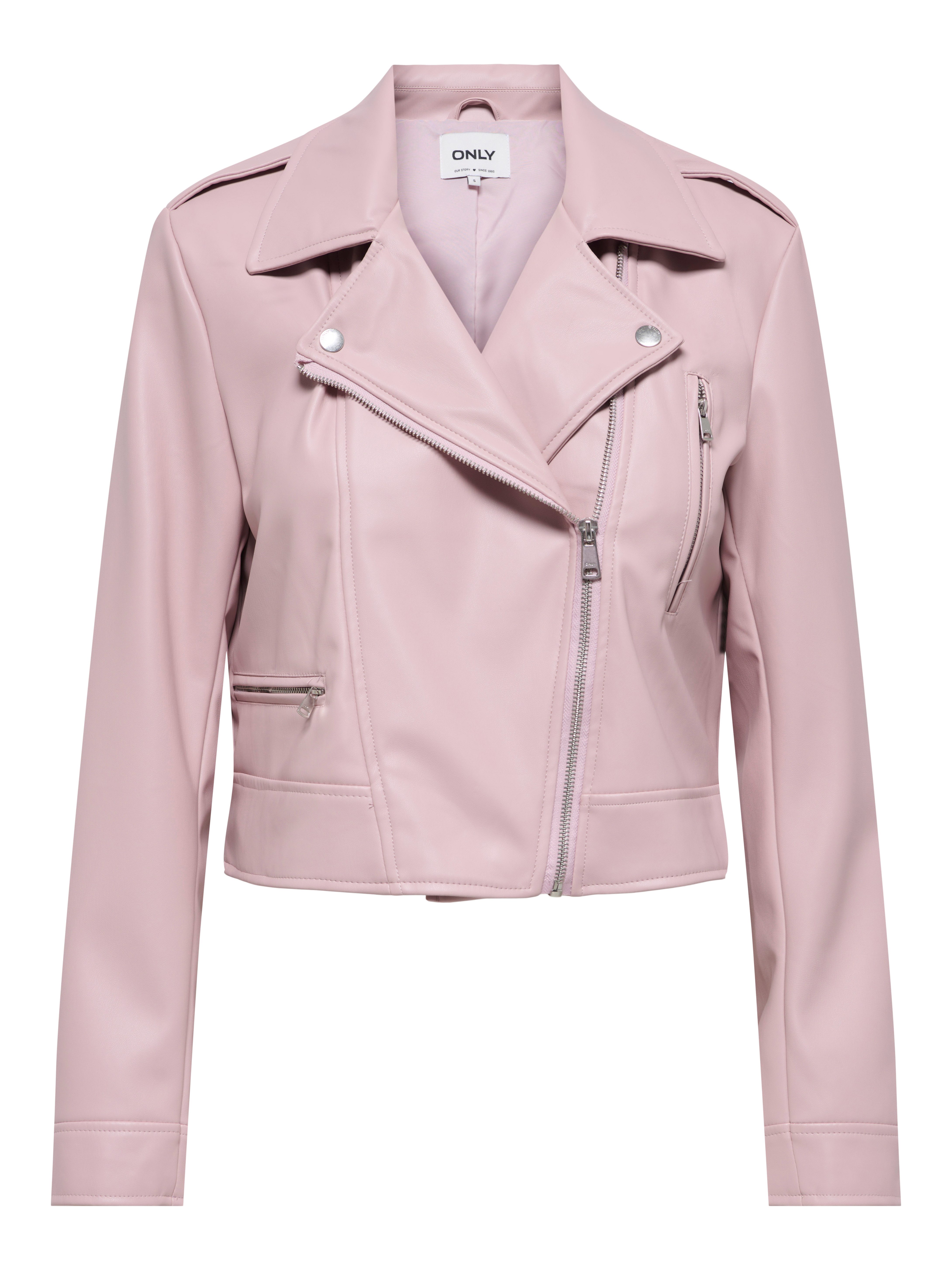 ONLY Lederimitatjacke ONLCARMEN FAUX LEATHER BIKER CC OTW mit asymmetrischem Reißverschluss