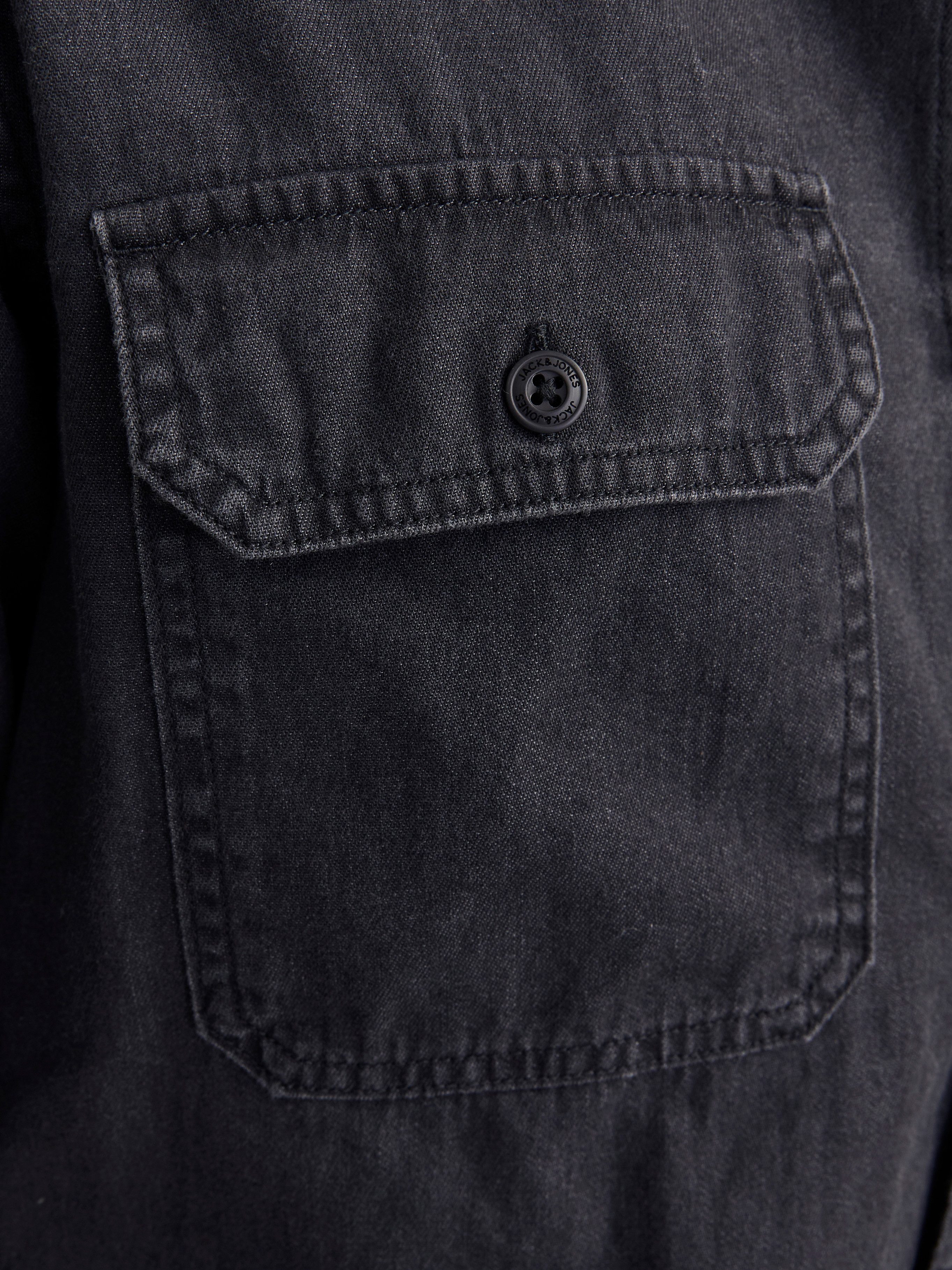 Jack & Jones Langarmhemd JJETRAVIS SHIRT LS NOOS mit Brusttaschen – Bild 4 von 5