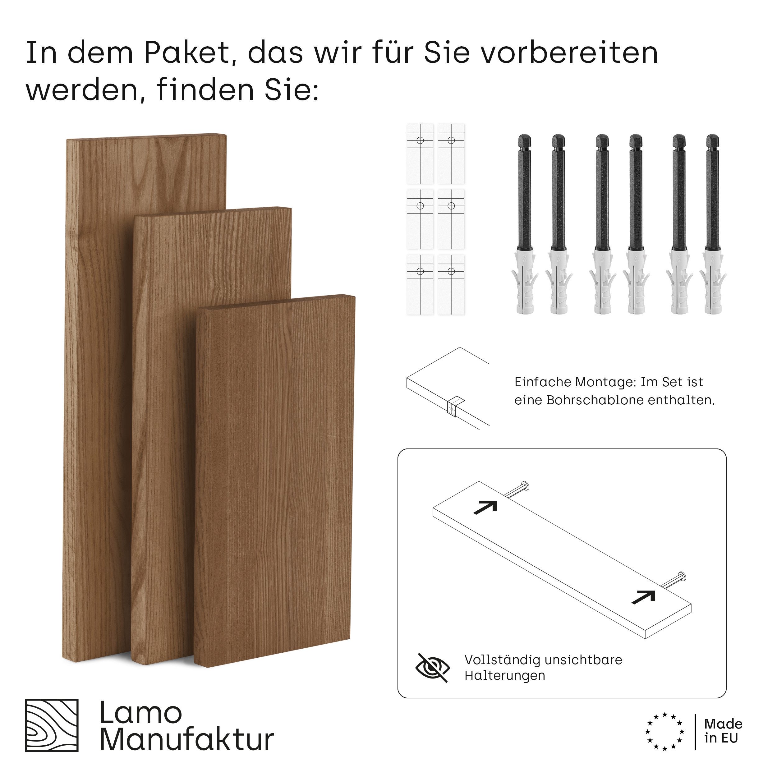 LAMO Manufaktur Wandregal LAMO Manufaktur 3 günstig online kaufen