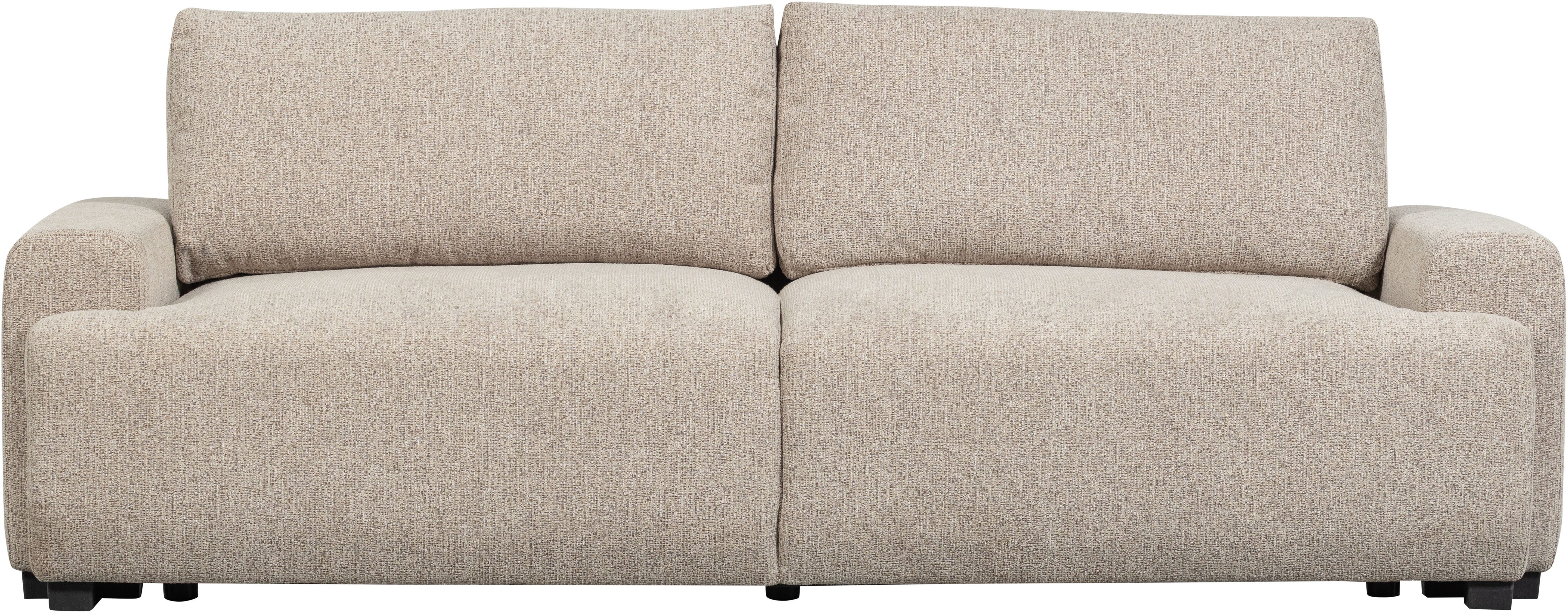WOOOD Schlafsofa Night & Day Melange-Webstoff mit Schlaffunktion, H85 x B239 x T107 cm, Schlafbreite 190 cm, Sehr hohe Verschleißfestigkeit, Pfleiglicht