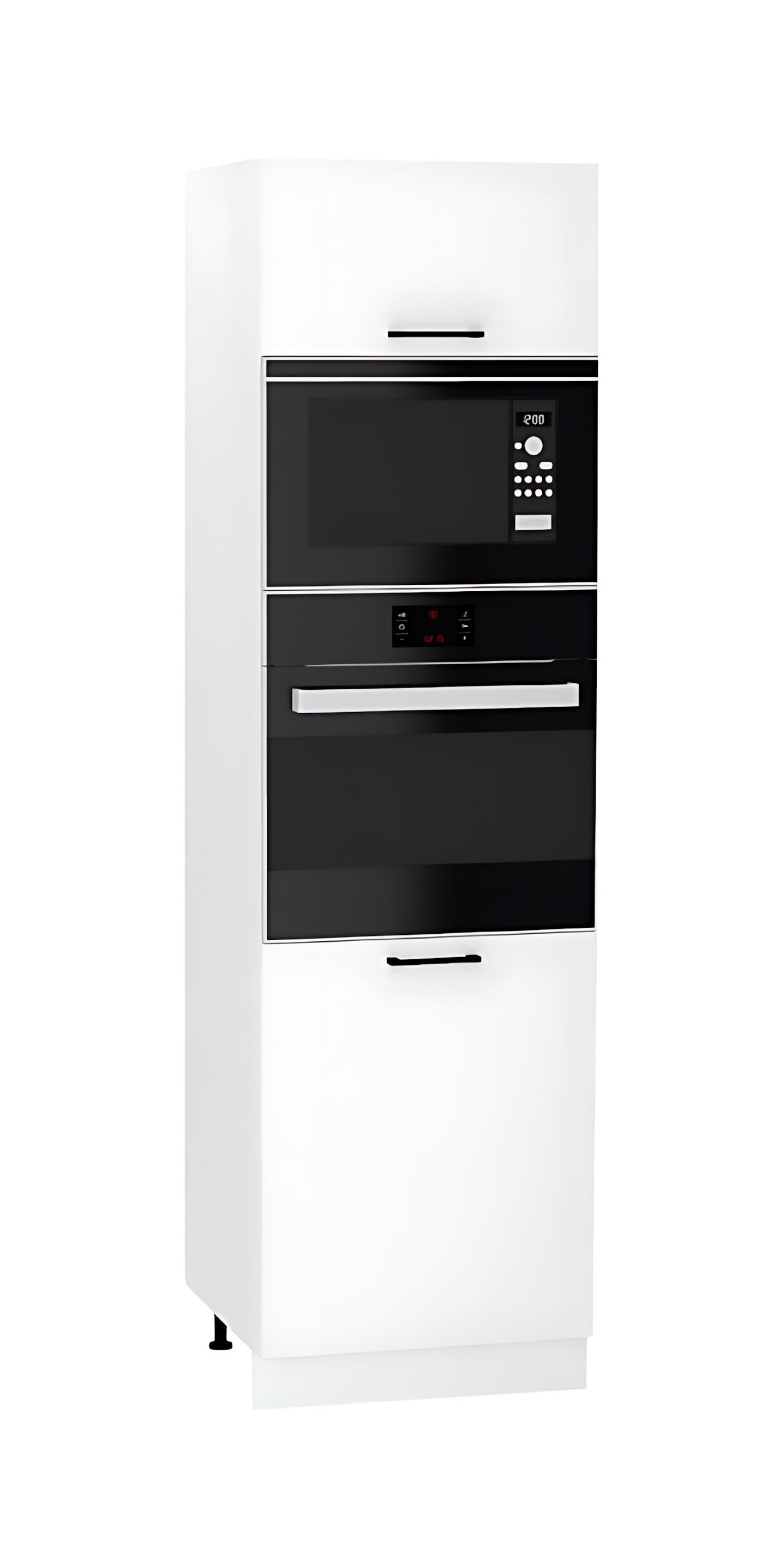 ROYAL24_MARKT Mikrowellenumbauschrank D60PK MVP/L - Morvex - Stilvolles Küchenelement (Küchen Mikrowellenumbauschrank, 1-St., Premium - Morvex) Edles Material - Zeitlos - Elegant