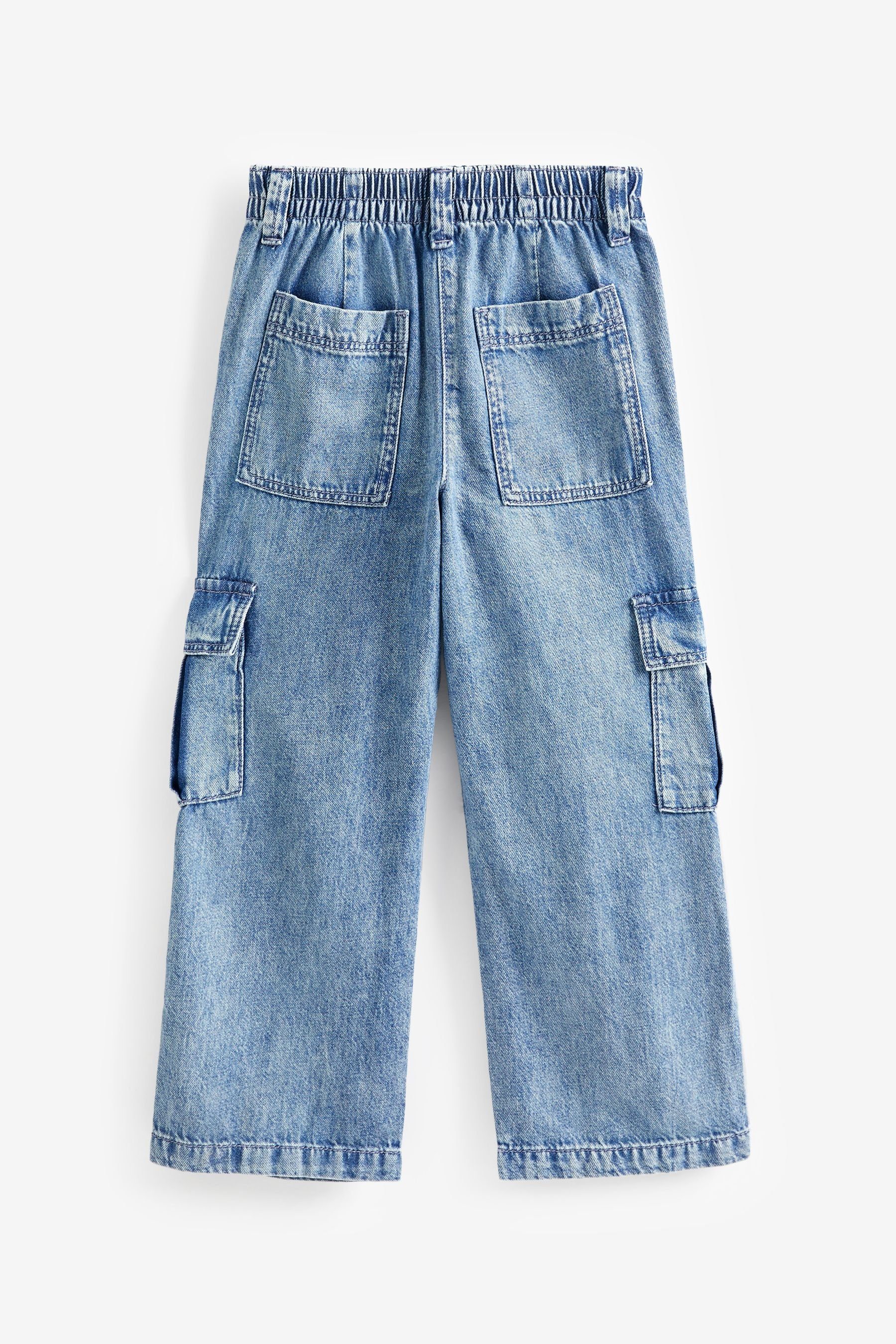 Next Cargojeans Cargohose mit weitem Beinschnitt günstig online kaufen
