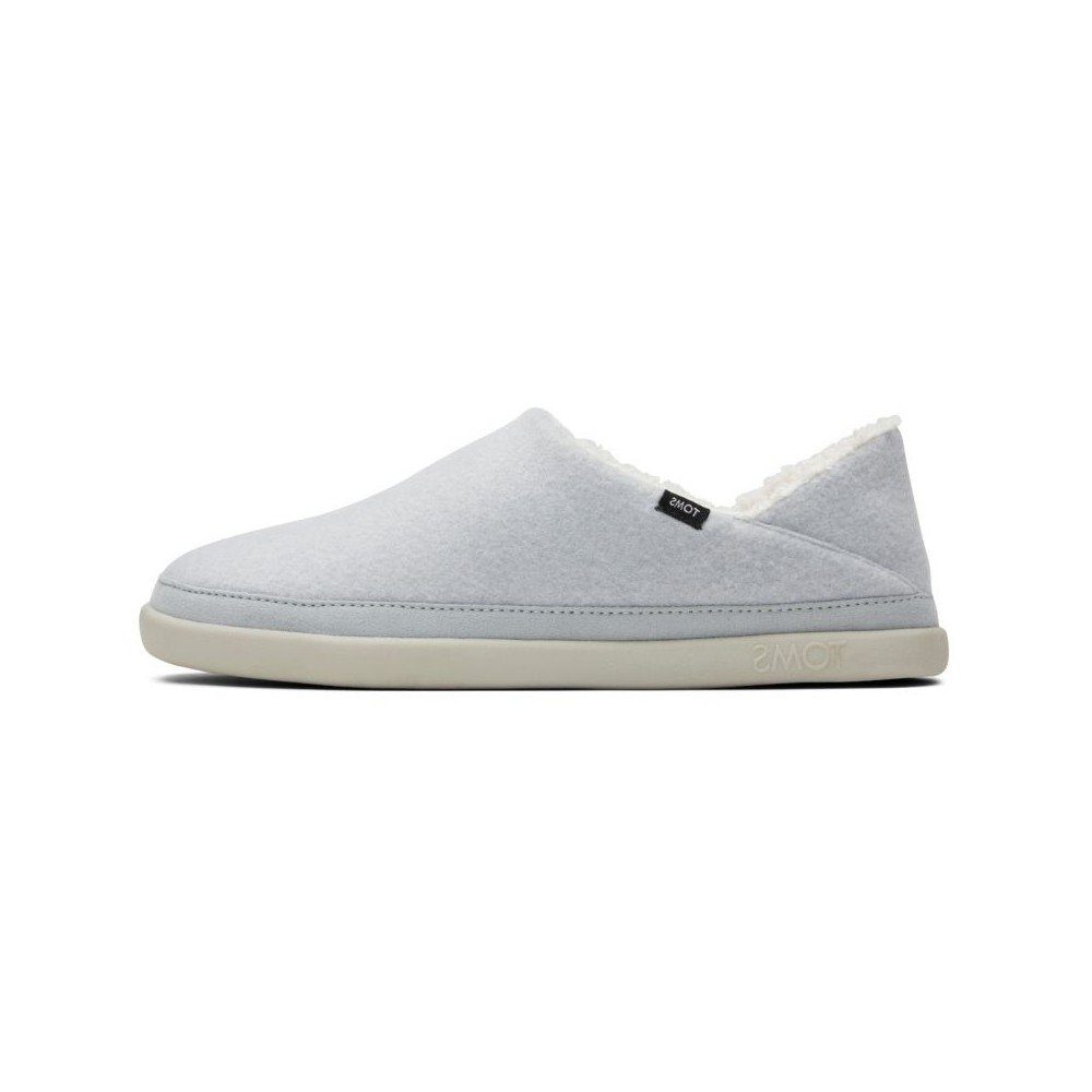 TOMS Mid Grey Two Tone Felt, vegane Hausschuhe Hausschuh