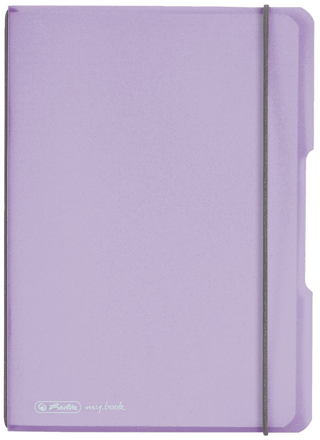 Schulheft Herlitz 11408630 Notizheft flex - A5, PP, 40 Blatt, kariert, flieder