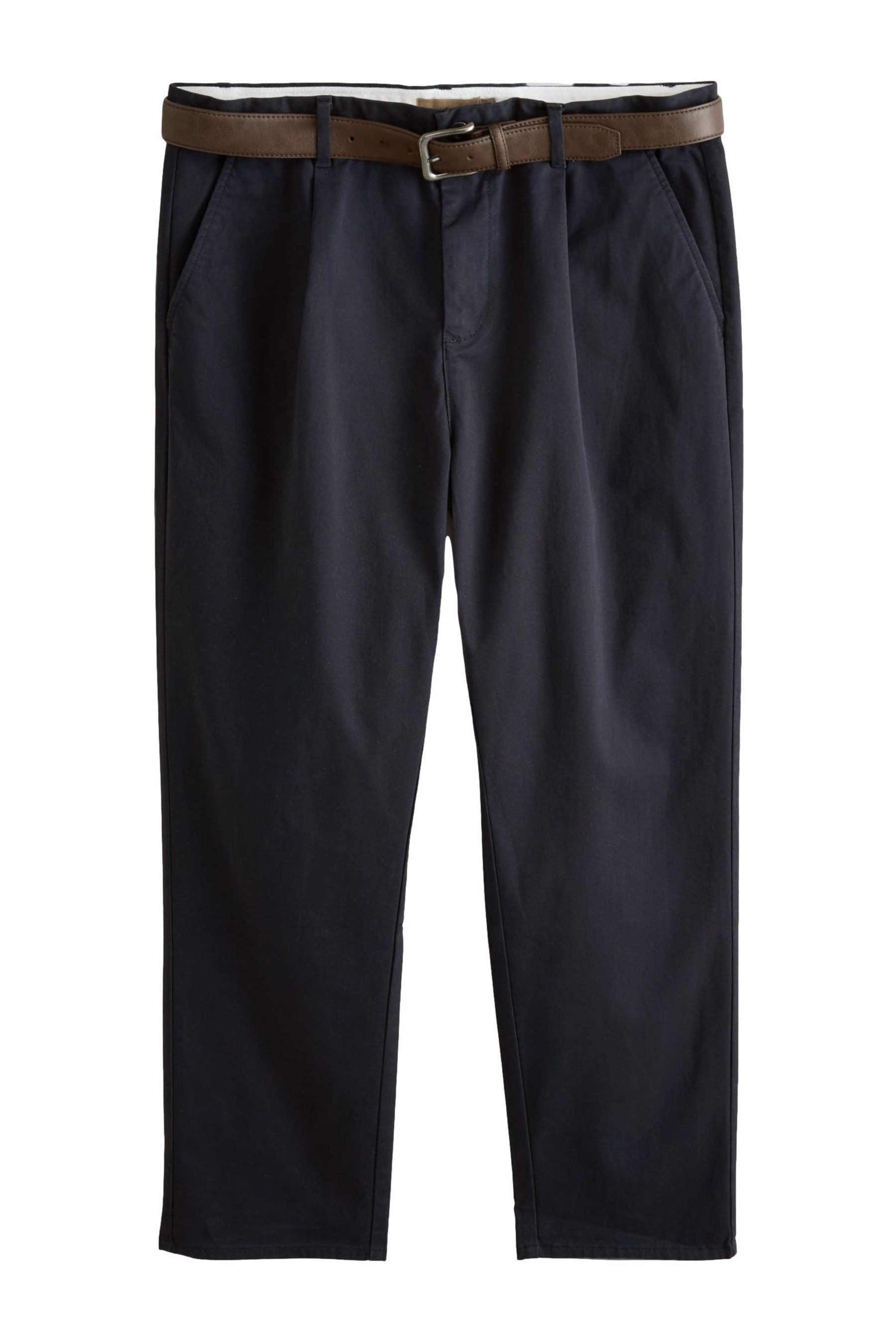Bundfaltenhose Weiche Chinohose mit Bundfalten, Straight Fit