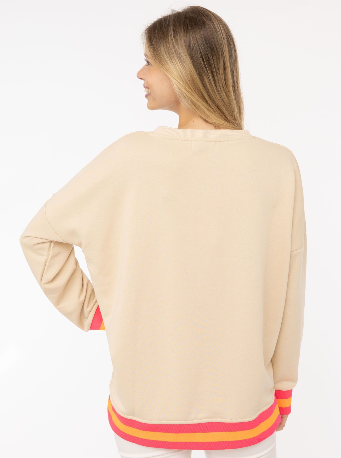 Zwillingsherz Sweatshirt Sweat Pullover V-Neck "MoinZH"