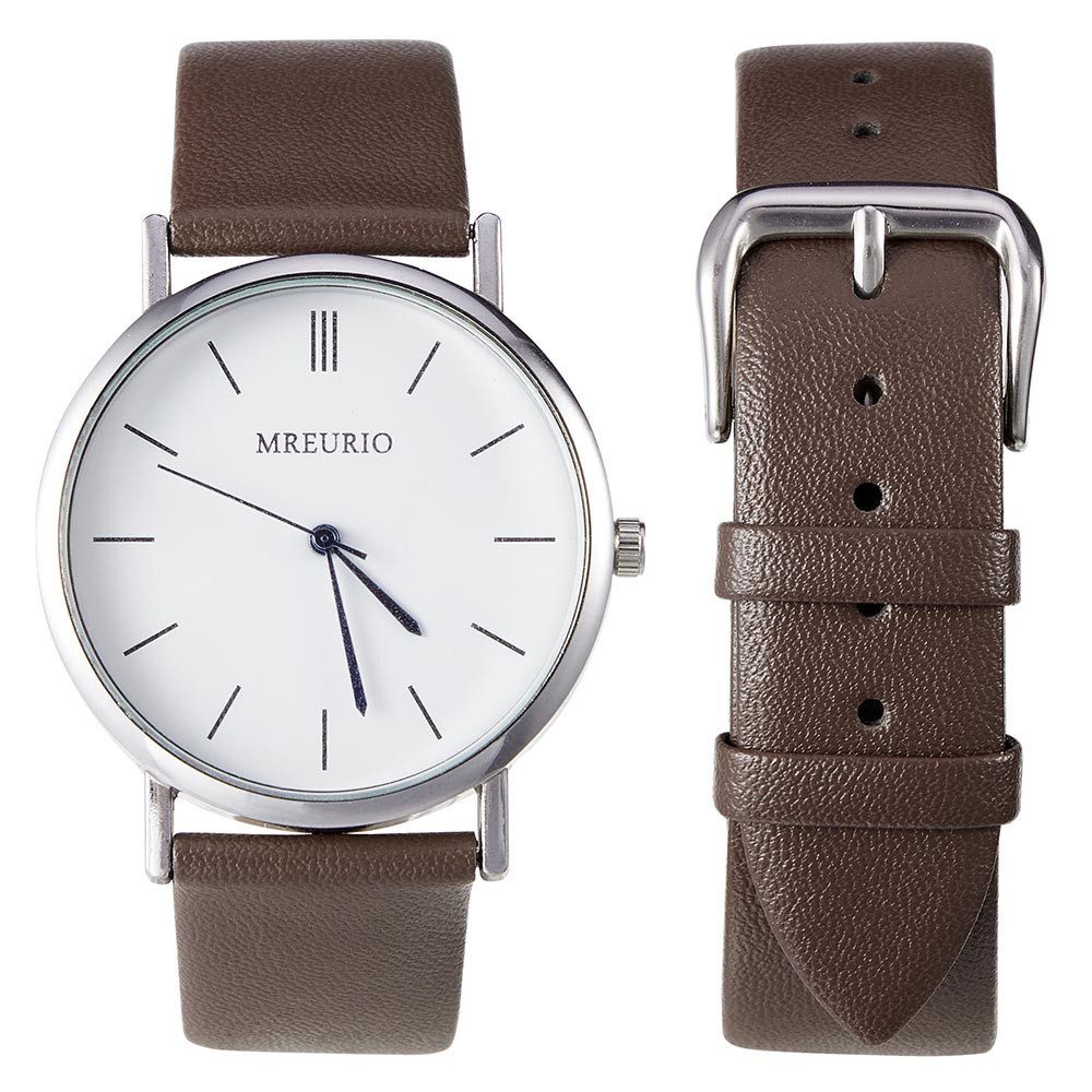 BTTO Uhrenarmband 14/16/18/19/20mm Vintage-Lederarmband Uhrenzubehör Ledera günstig online kaufen