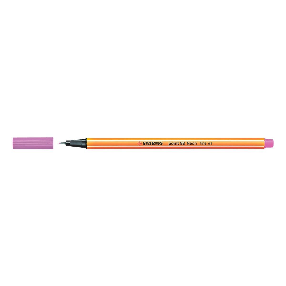 STABILO leuchtender Fineliner (1-tlg), neonpink Neonfarbe neon, in 88® point