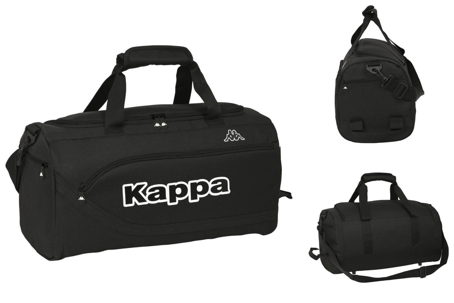 Kappa Sporttasche Sporttasche Kappa Black Schwarz 50 x 25 x 25 cm