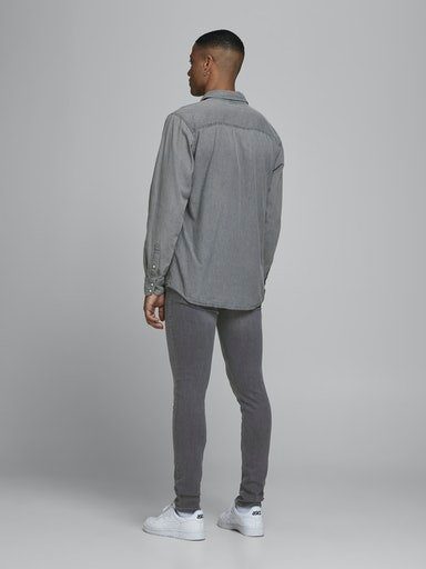 Jack & Jones Skinny-fit-Jeans GE 314 grey denim JJILIAM JJORIGINAL