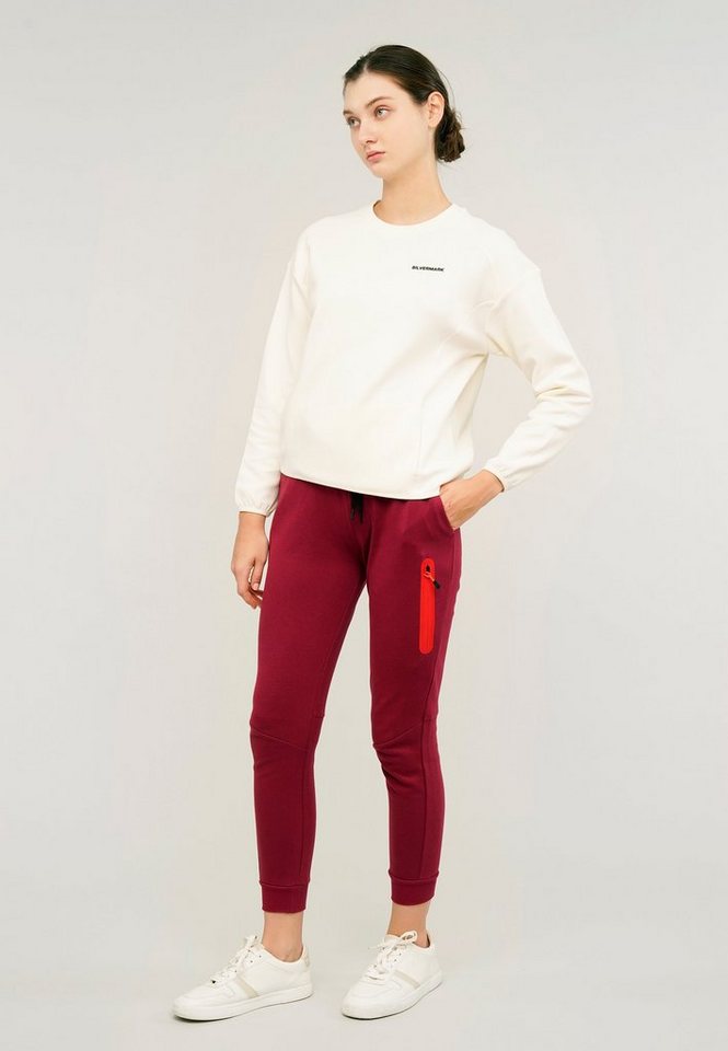 GIORDANO Sweatshirt Silvermark by G-Motion mit elastischen Bündchen