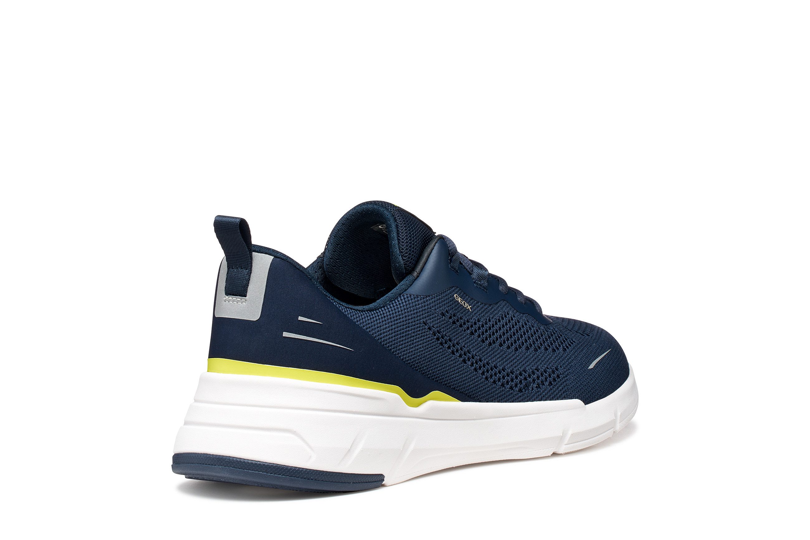 Geox U VITTOUR Sneaker Halbschuh, Freizeitschuh, Schnürer mit Kontrastbesatz