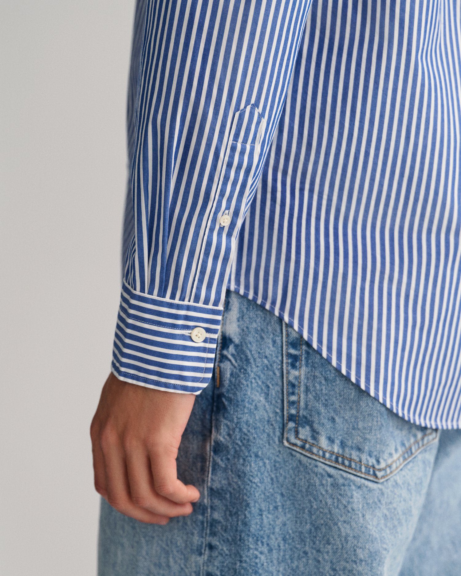 Gant Langarmhemd REG POPLIN STRIPE SHIRT