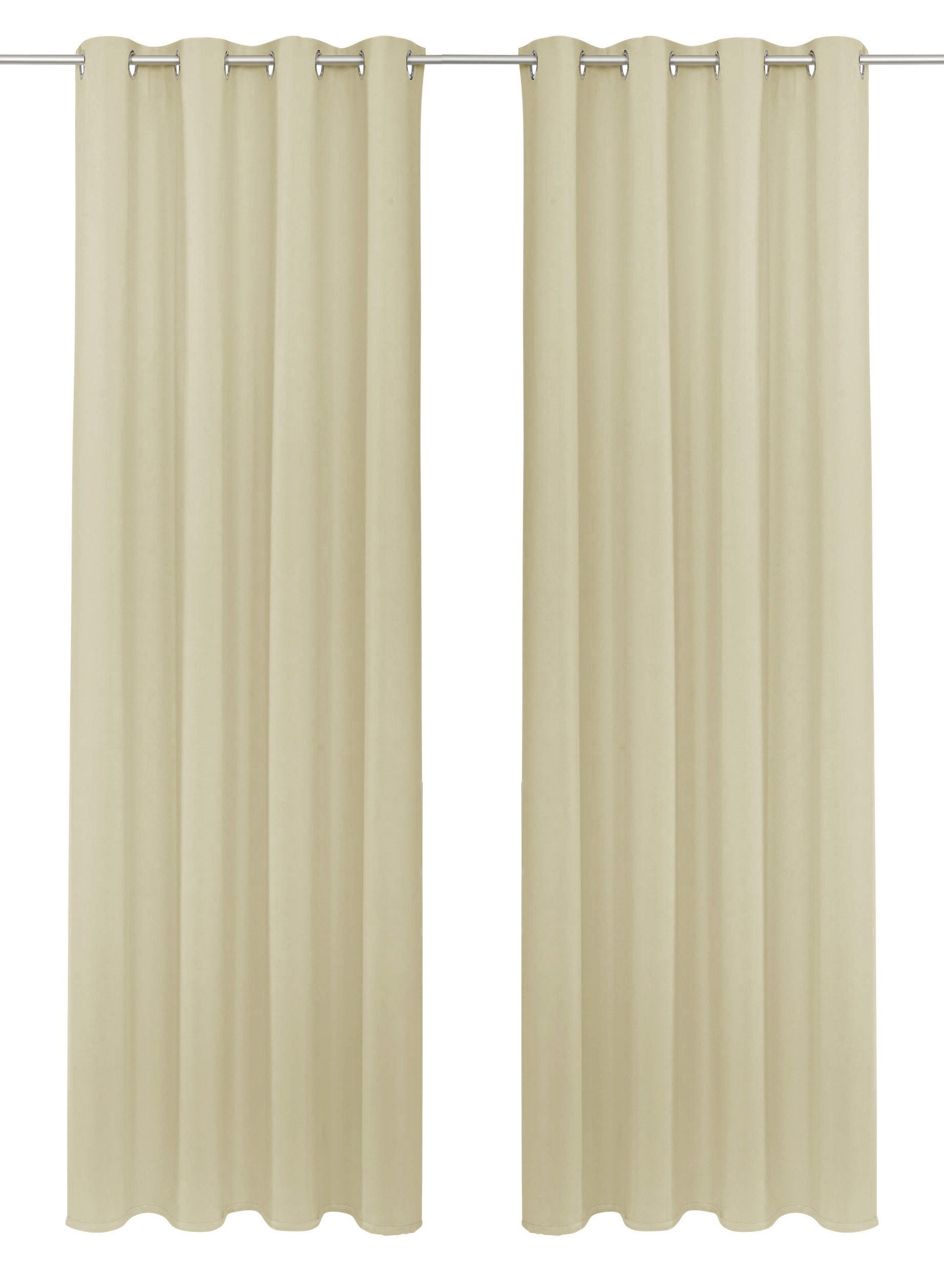 my home Gardine SOLA (1 St), Ösen, verdunkelnd, Polyester, blickdicht, Ösen günstig online kaufen