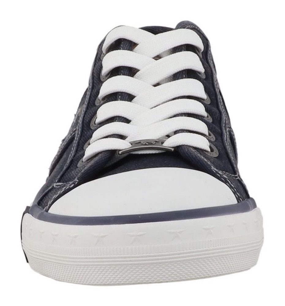 Mustang Shoes Calogero Sneaker Freizeitschuh, Halbschuh, Schnürschuh mit modischen Kontrastnähten