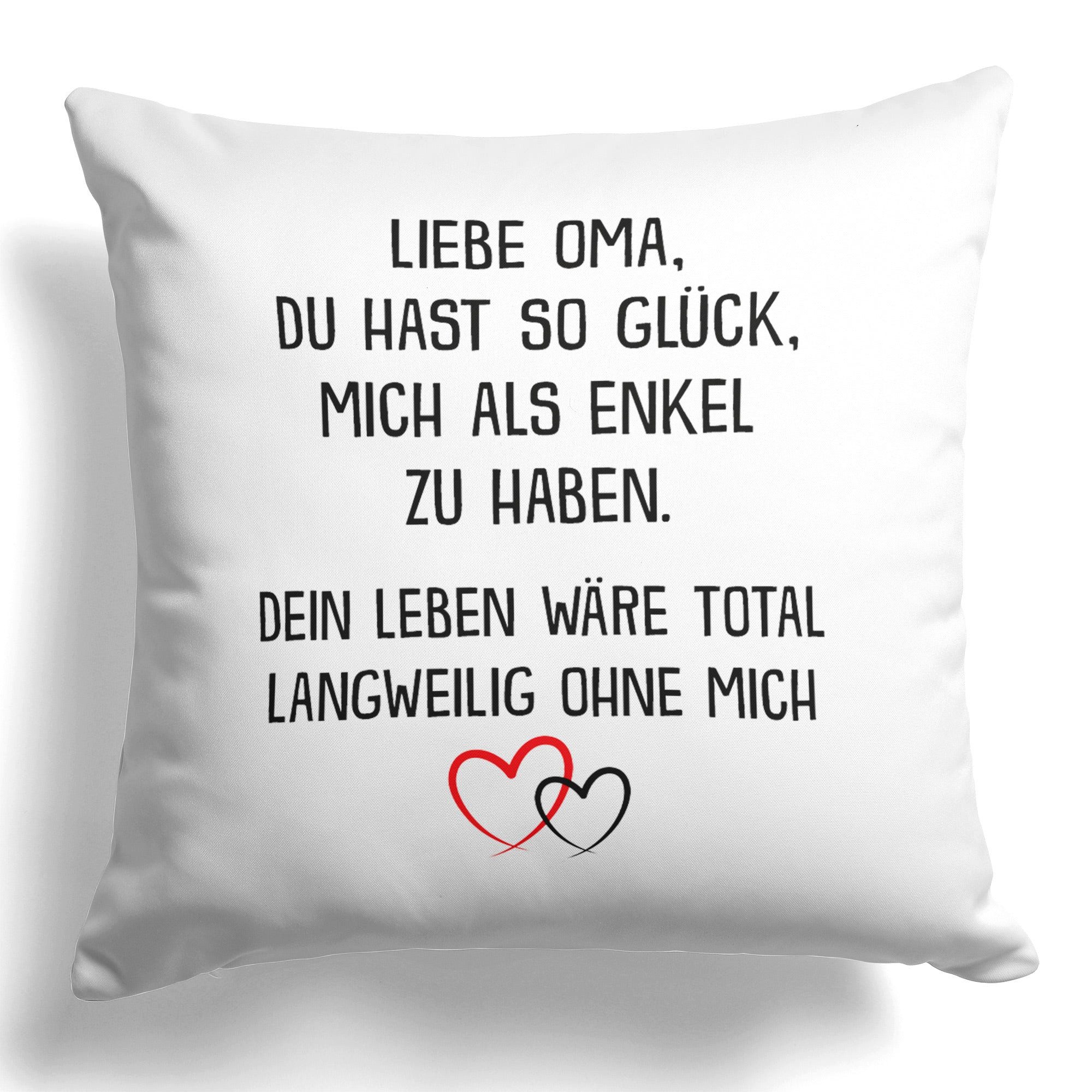 22Feels Dekokissen Oma Geschenk v. Enkel Geburtstag Weihnachten Frauen Deko günstig online kaufen