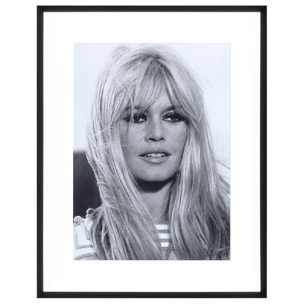 Ablo-Blommaert Wanddekoobjekt Brigitte Bardot (75x95cm) Schwarzweiß