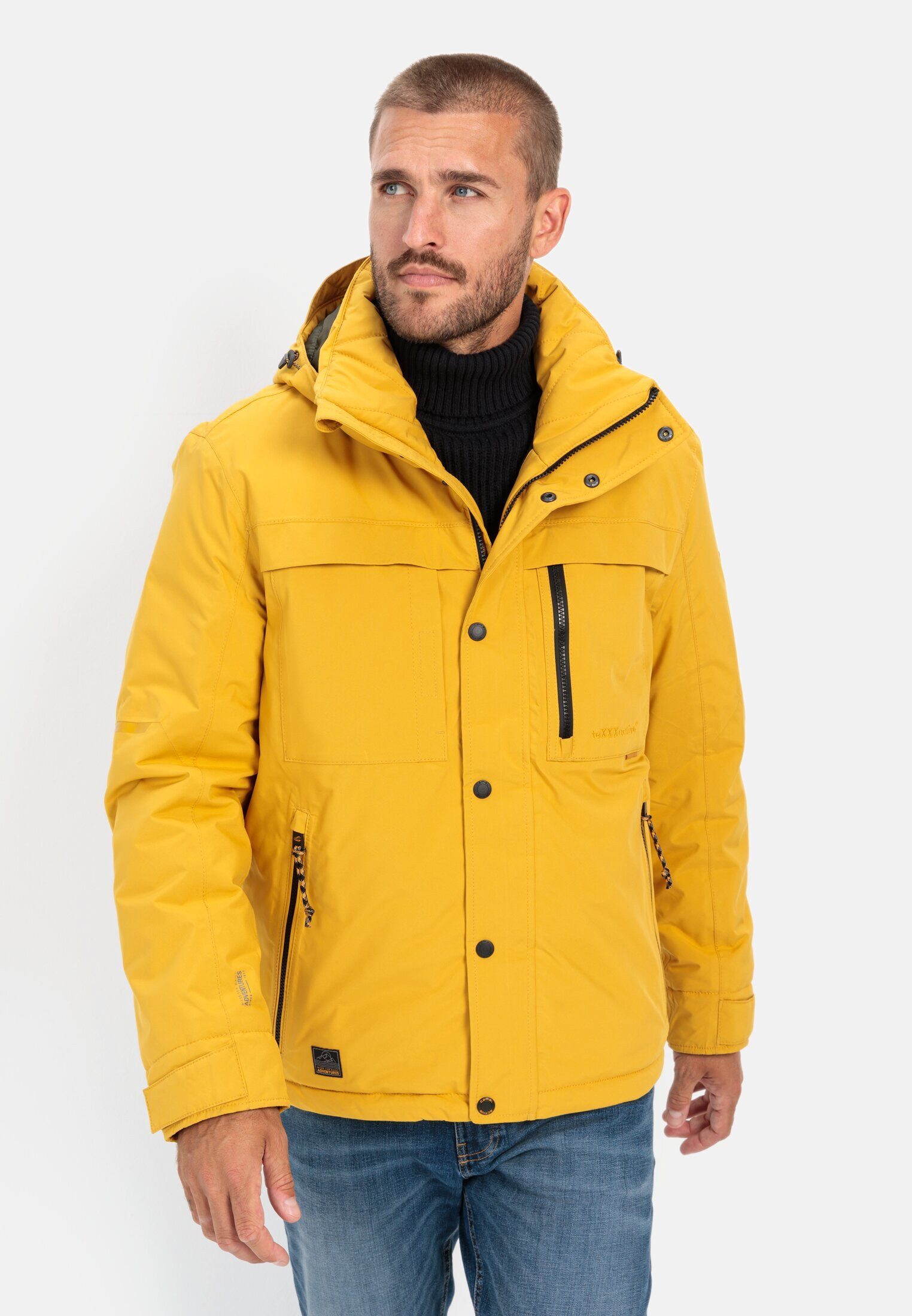 Funktionsjacke mit abnehmbarer Kapuze