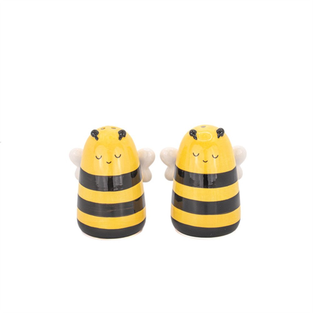 Sass & Belle Salz- / Pfefferstreuer Bienen, (Set, 2-tlg), Dolomit, Streuergröße ca. 5 x 6 x 7,5 cm