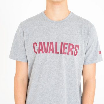 New Era Print-Shirt New Era NBA CLEVELAND CAVALIERS Team Gray T-Shirt