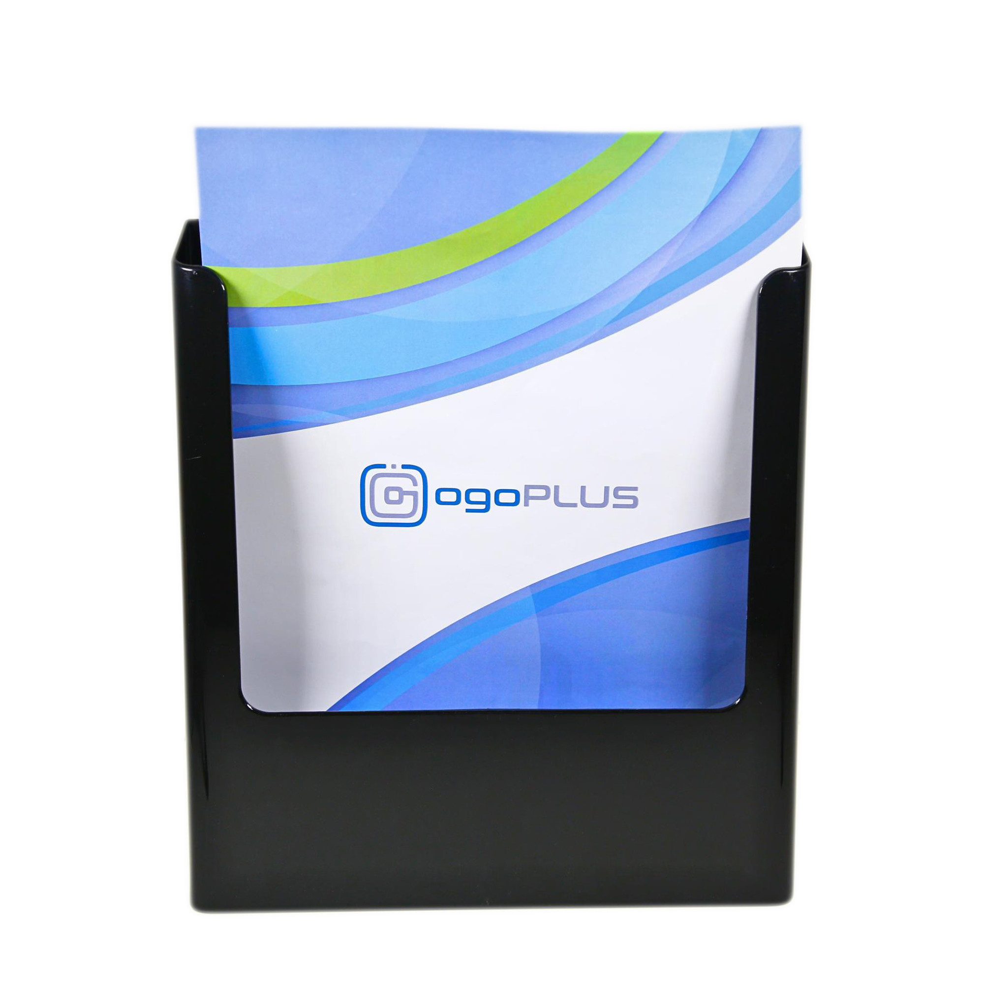 ogoPLUS Zeitungsständer DIN A4 Wandprospekthalter Hochformat günstig online kaufen