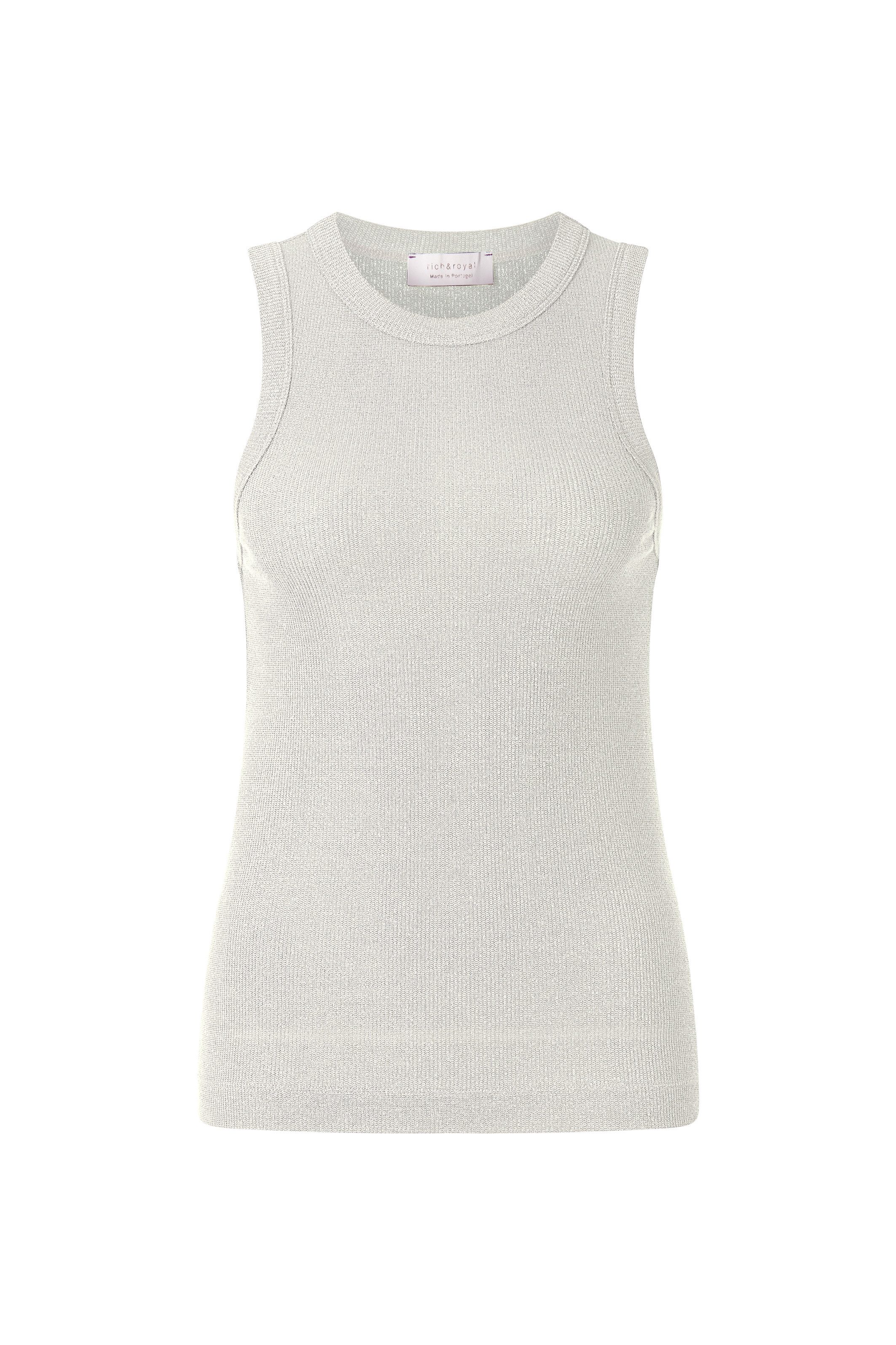 RICHROYAL Tanktop NOS EV R Top mit metallischen Fasern