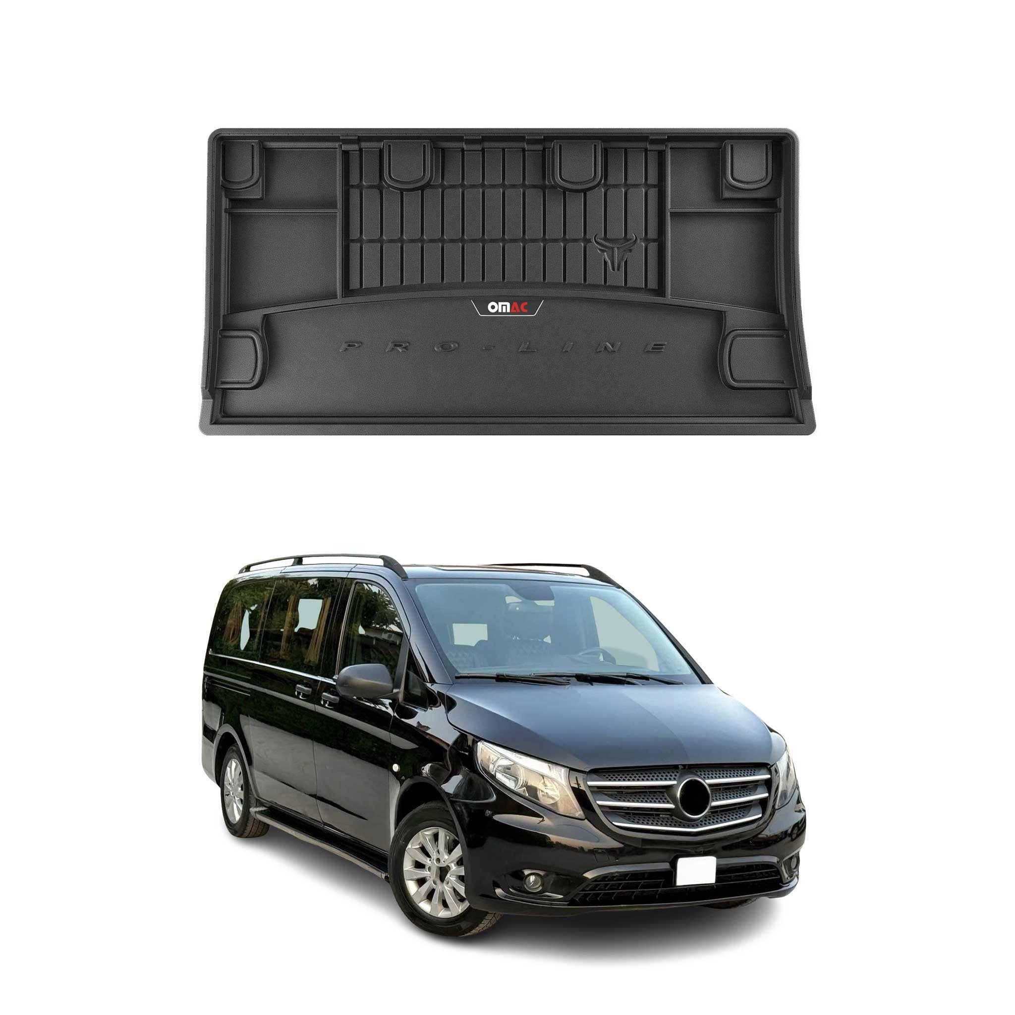 OMAC Kofferraummatte OMAC Kofferraumwanne für Mercedes Vito 2014-2025 TPE Schwarz (1 St), für Mercedes Vito 2014-2025 Mercedes Vito 2014-2025, Einfache Installation,Antirutsch,Leicht zu reinigen,Leichtgewicht