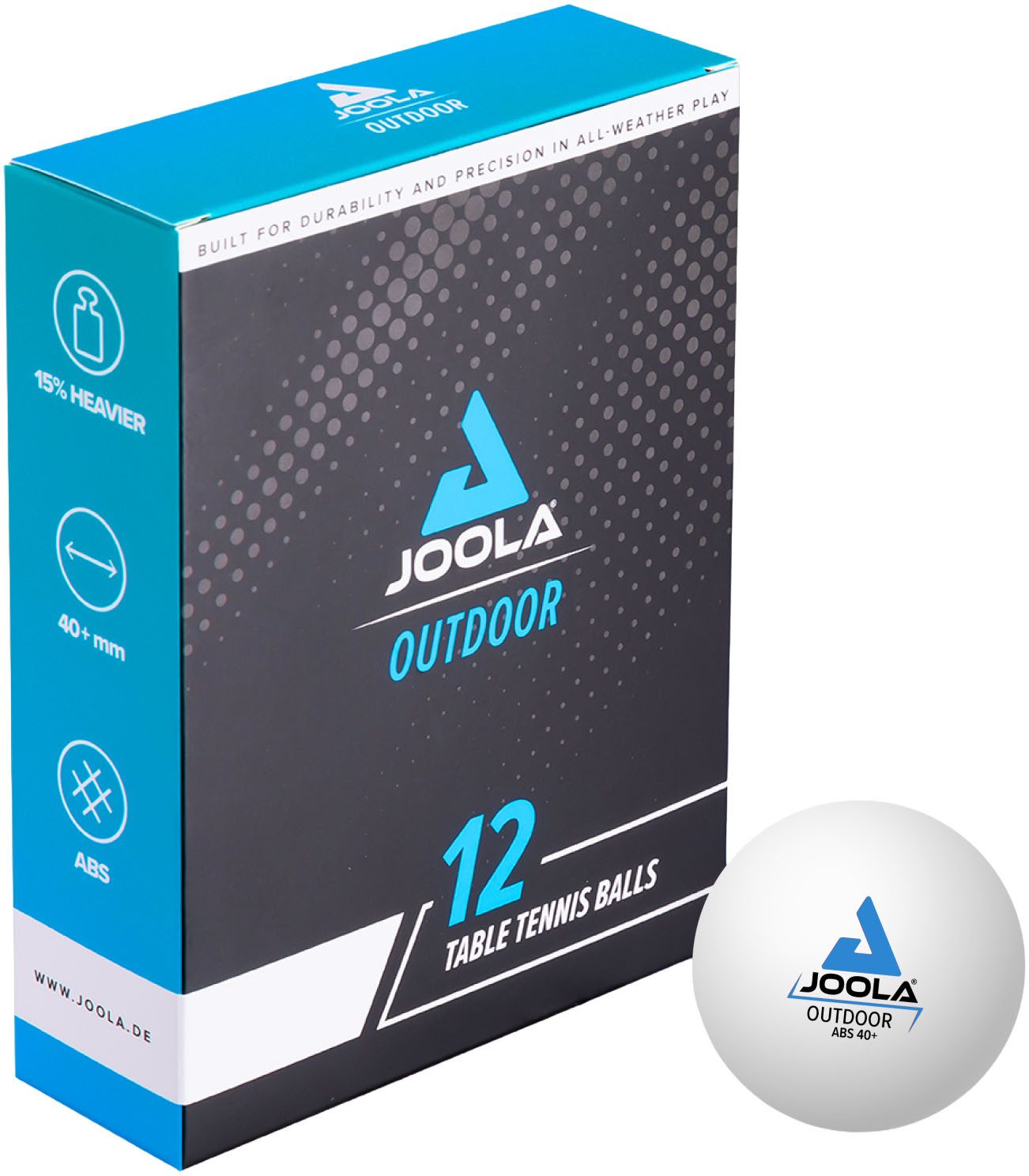 Joola Tischtennisball Outdoor Ball (Packung, 12er-Pack)