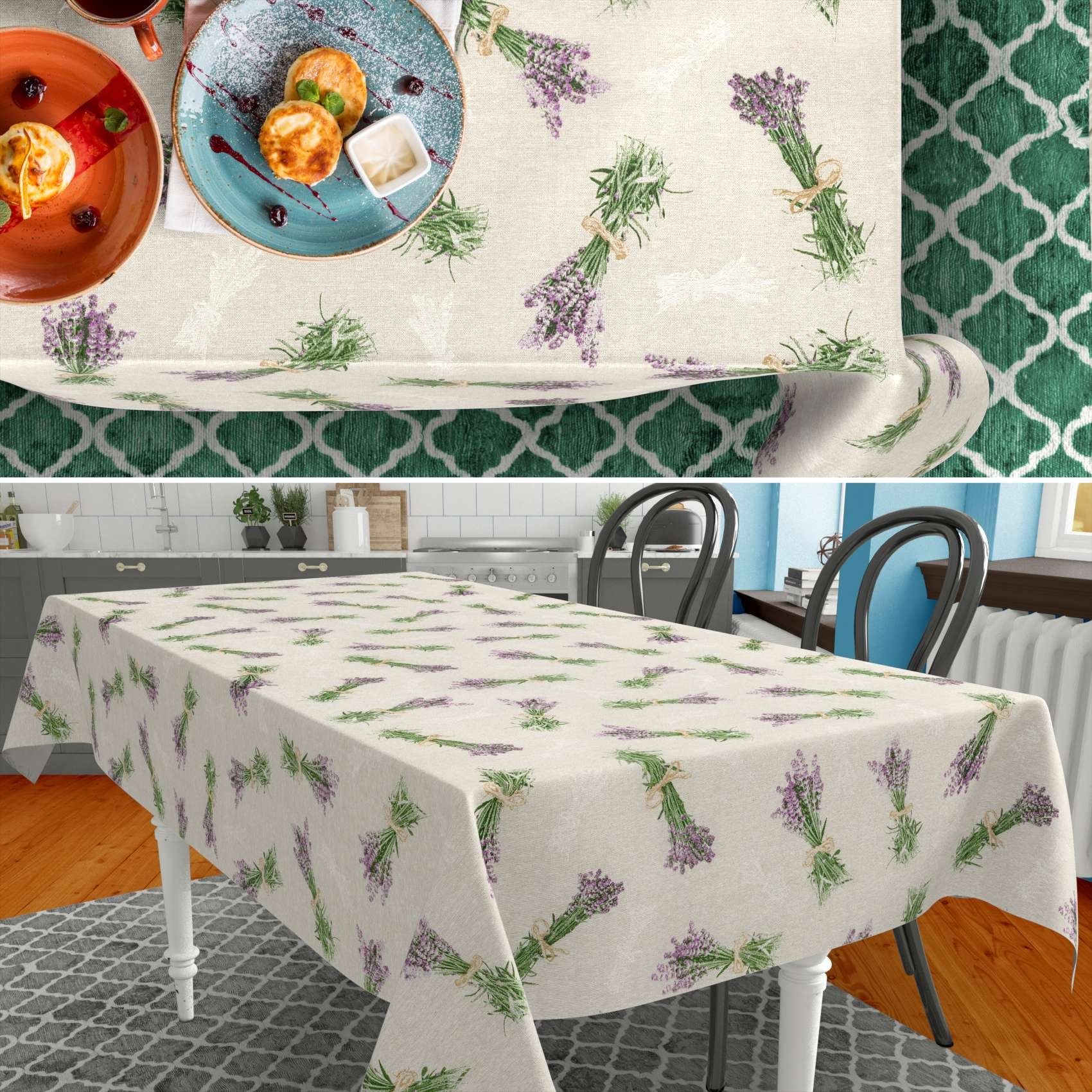ANRO Tischdecke mit Blumen Botanik aus günstig online kaufen