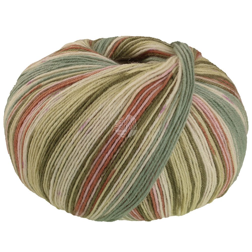 LANA GROSSA MEILENWEIT 100 g SETA GIAPPONE Häkelwolle, 400 m (hochwertige 4-fach Sockenwolle mit Seidenanteil), 100 g