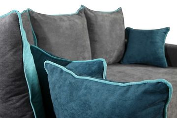 JVmoebel Sofa Big Sofa Couch Ecksofa Schlaf Polster Garnitur Stoff Wohnlandschaft, Made in Europe